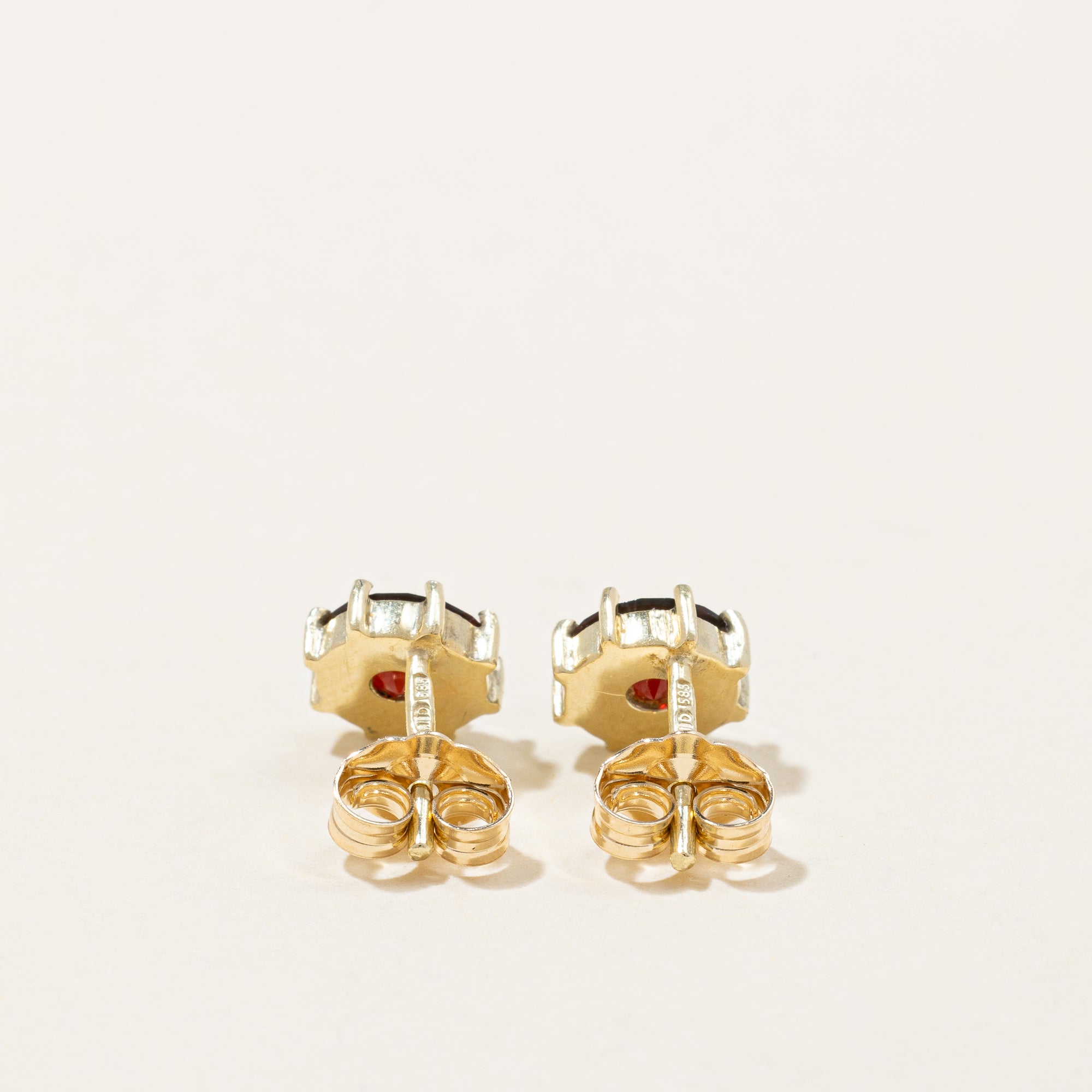 Garnet Stud Earrings | 1.60ctw |