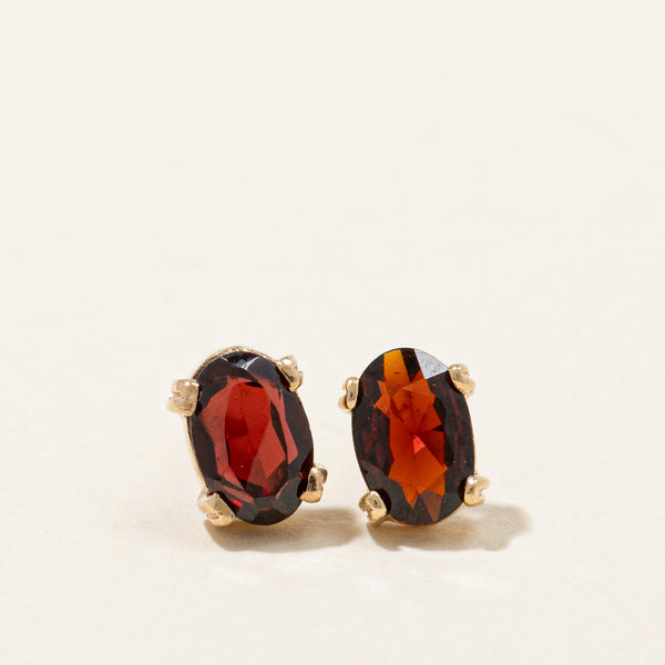 Garnet Stud Earrings | 1.00ctw |