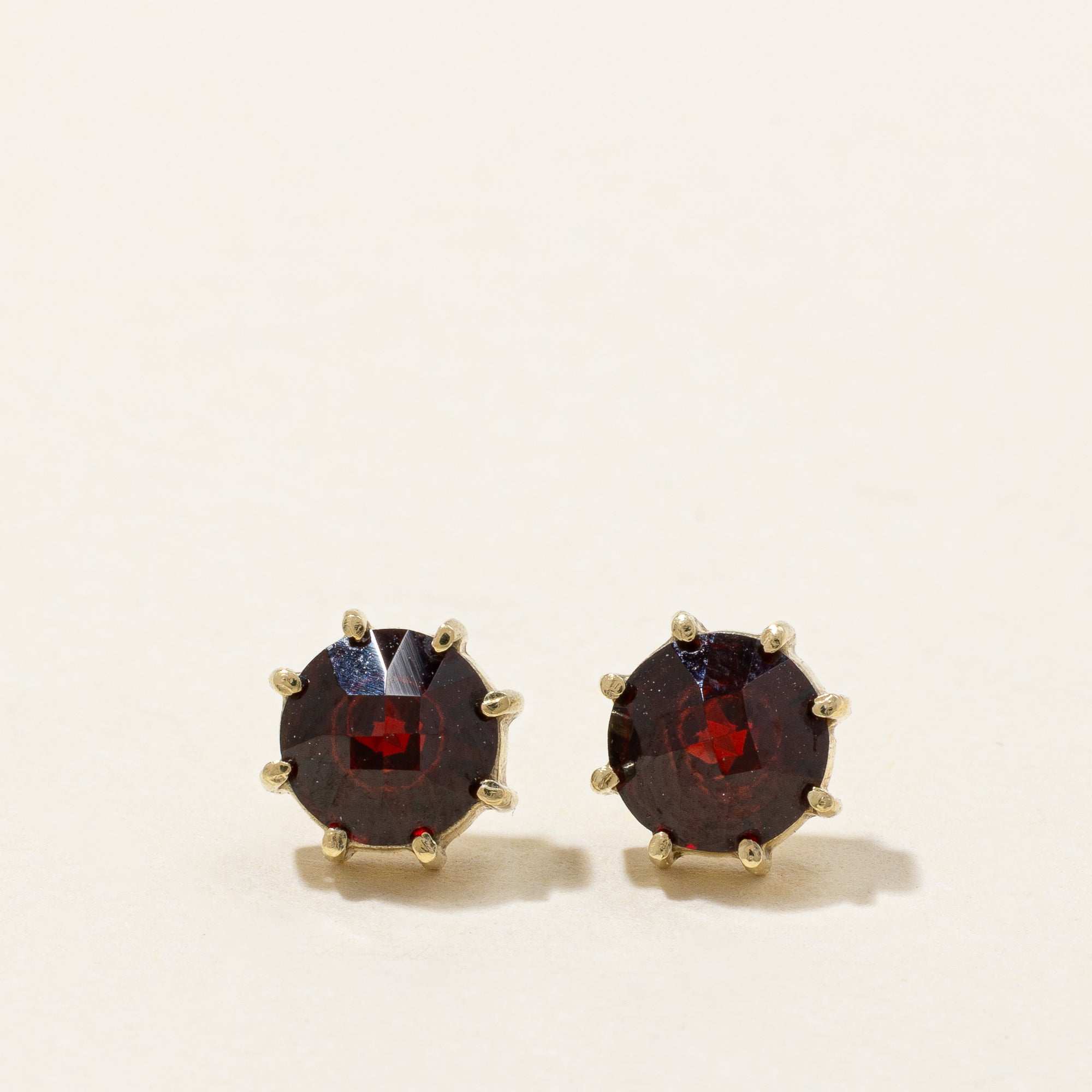 Garnet Stud Earrings | 1.60ctw |