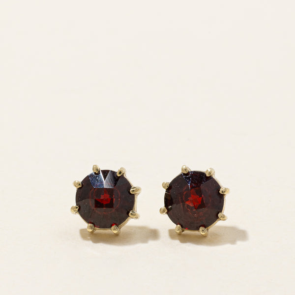 Garnet Stud Earrings | 1.60ctw |