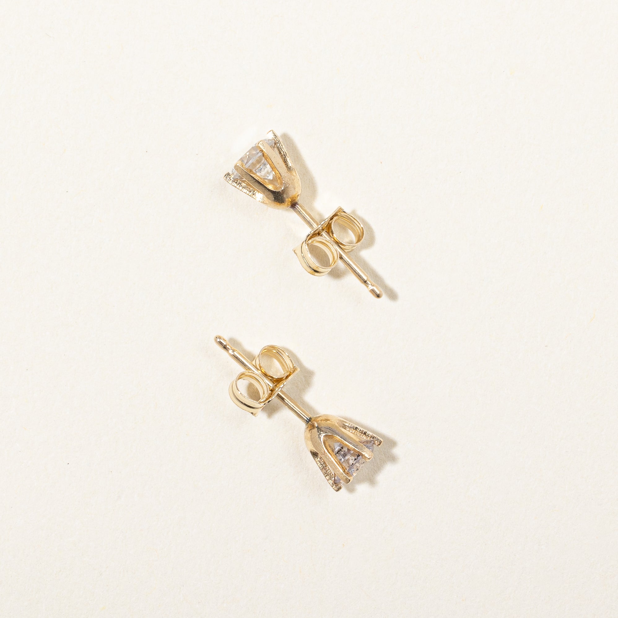 Boucles d'oreilles puces en diamant | 0,52 ct | 