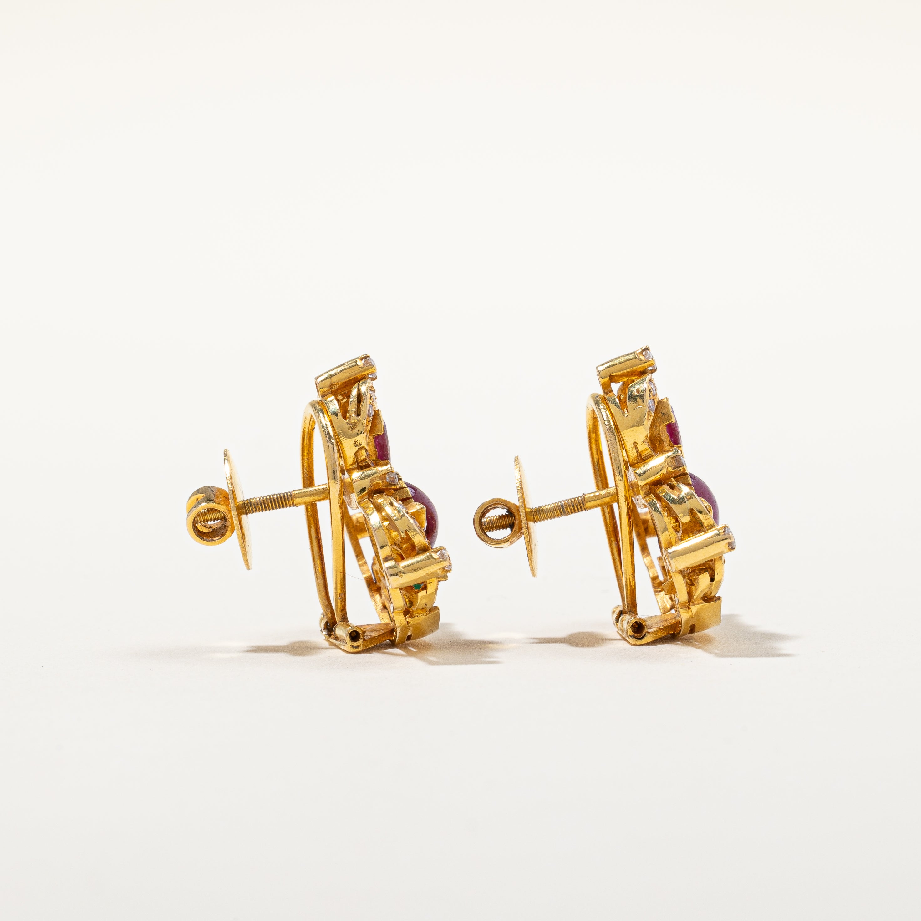 Boucles d'oreilles multi-pierres | 5,47 ct au total | 