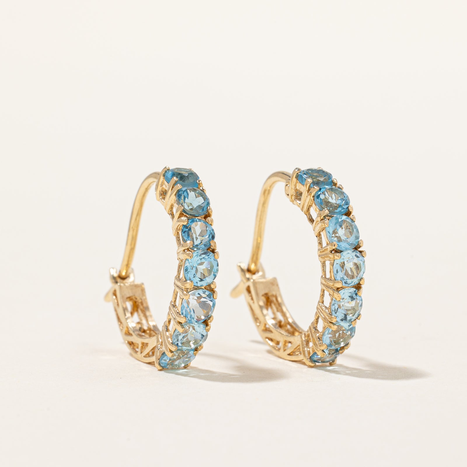 Topaz Hoop Earrings | 0.26ctw |