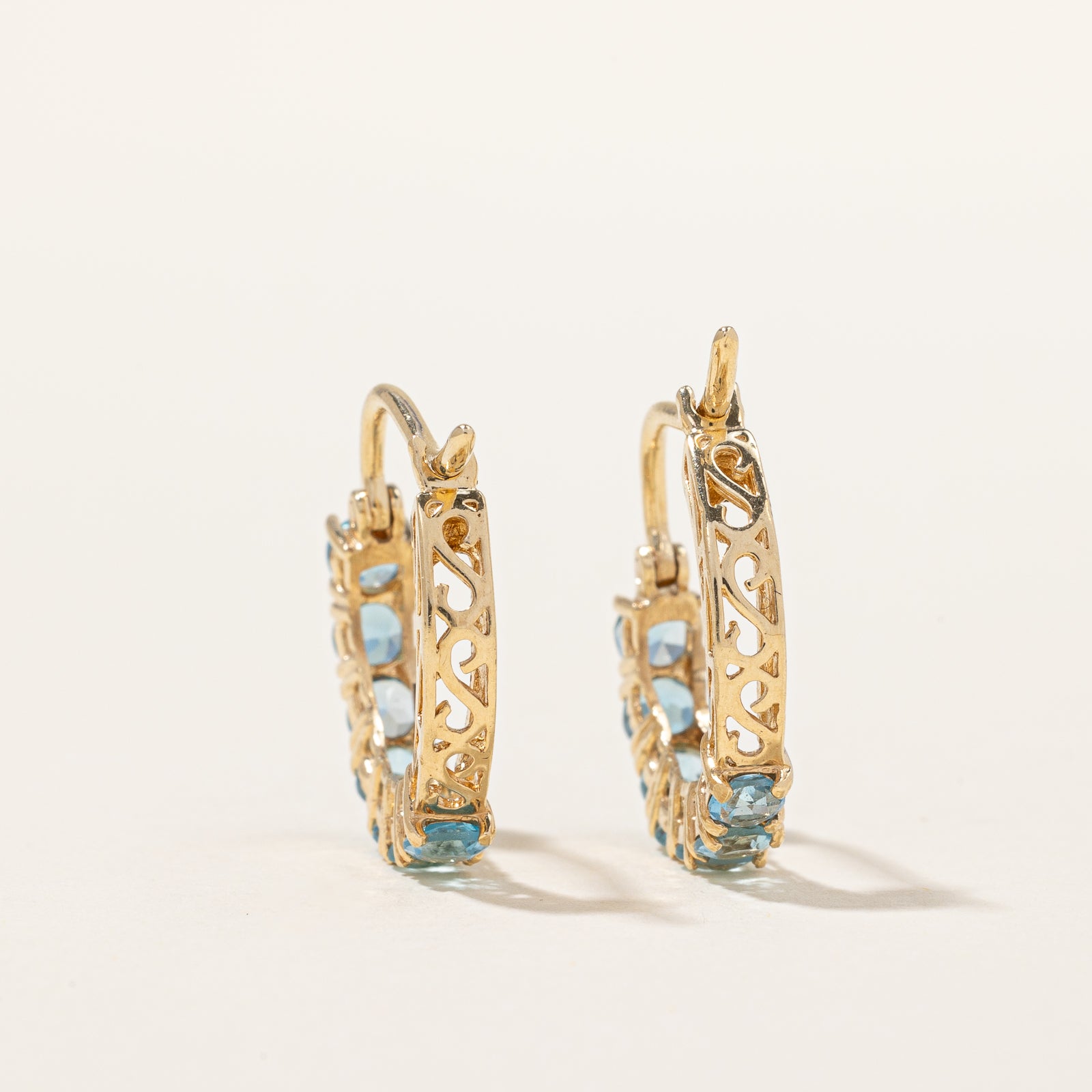 Topaz Hoop Earrings | 0.26ctw |