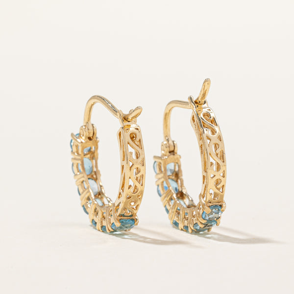 Topaz Hoop Earrings | 0.26ctw |