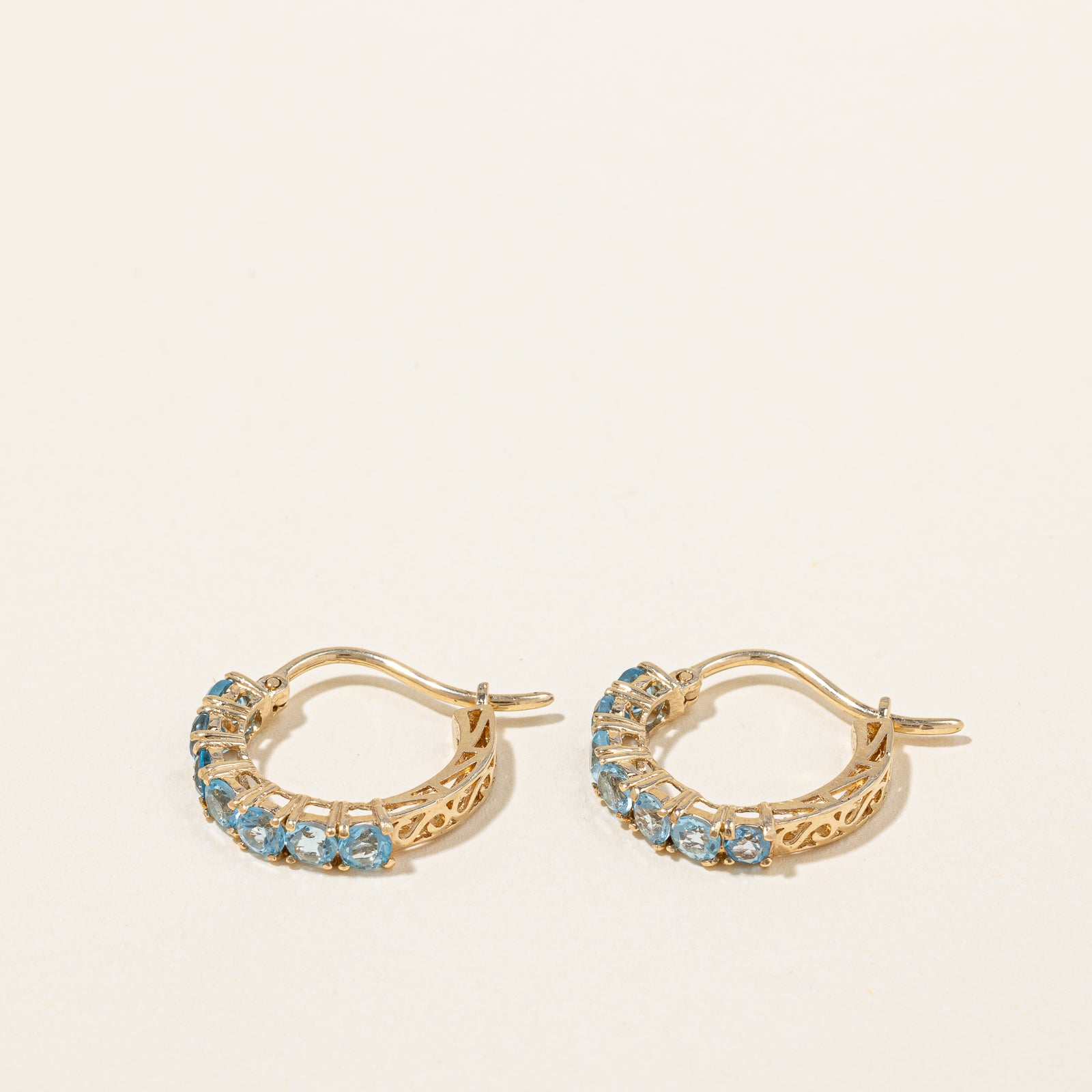 Topaz Hoop Earrings | 0.26ctw |