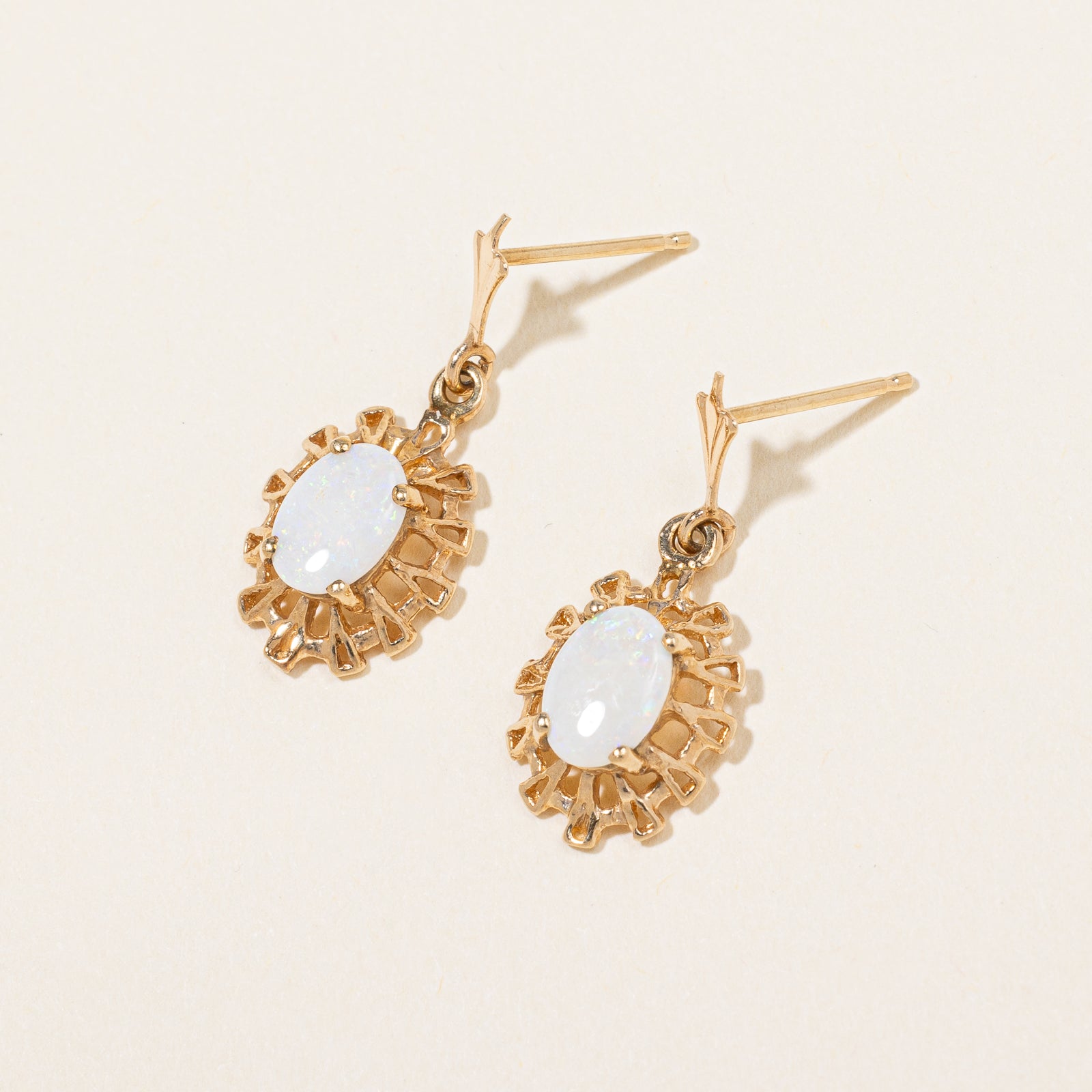 Opal Ornate Earrings | 0.46ctw |