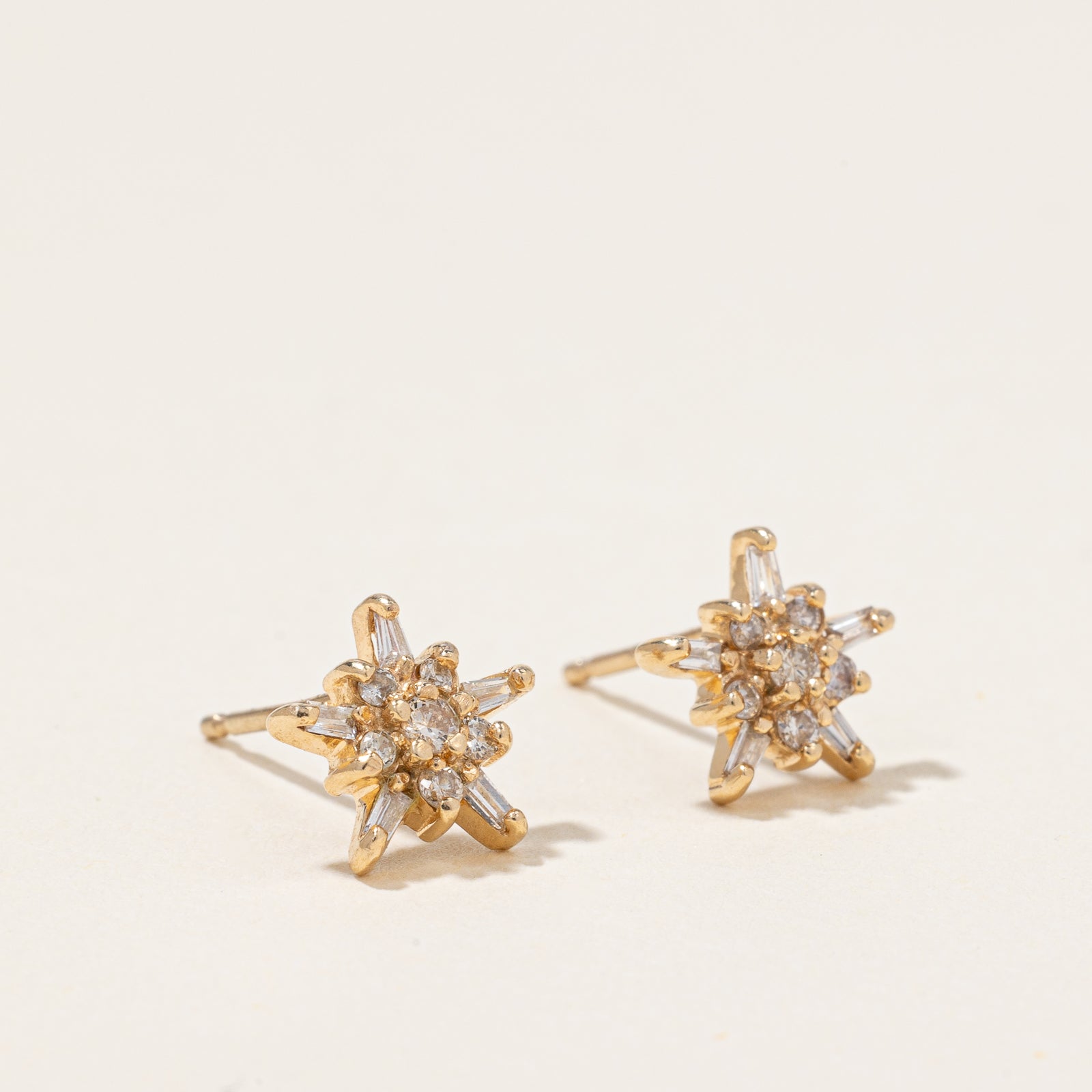 Diamond Star Earrings | 0.20ctw |