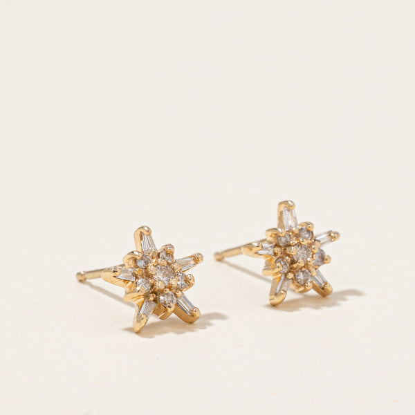 Diamond Star Earrings | 0.20ctw |