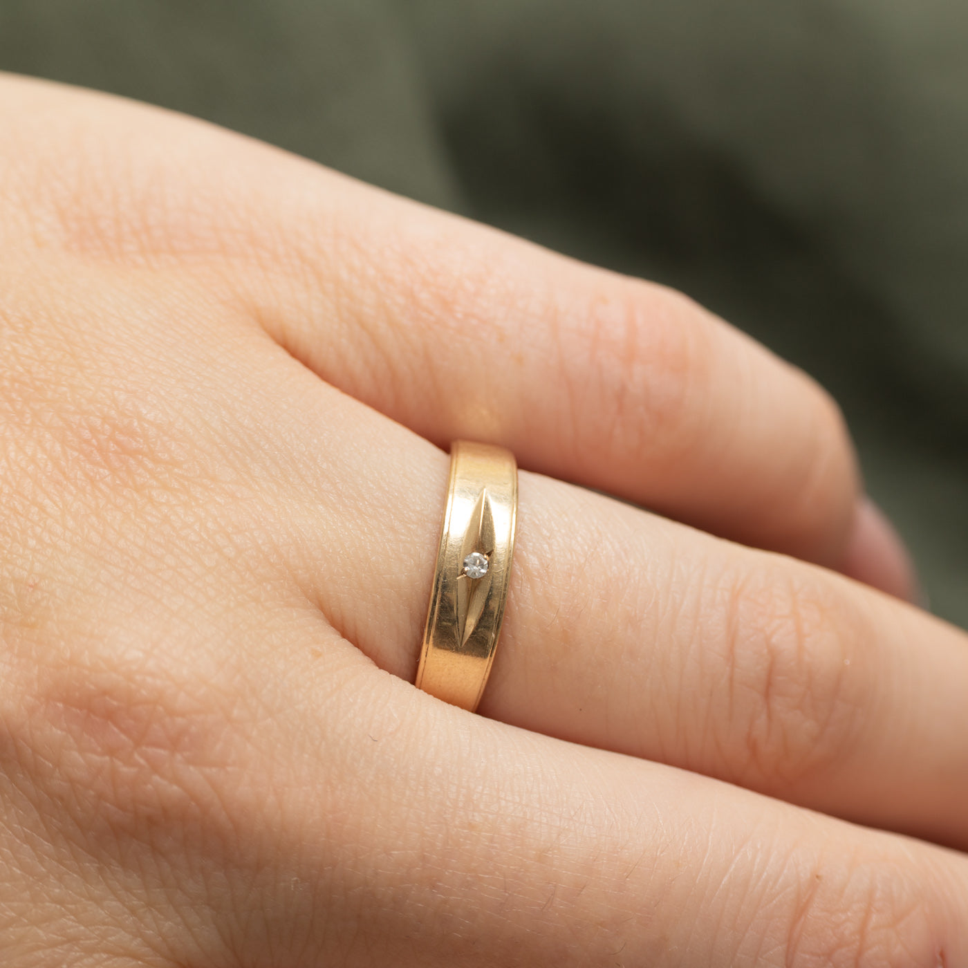 Single Stone Diamond Band | SZ 6