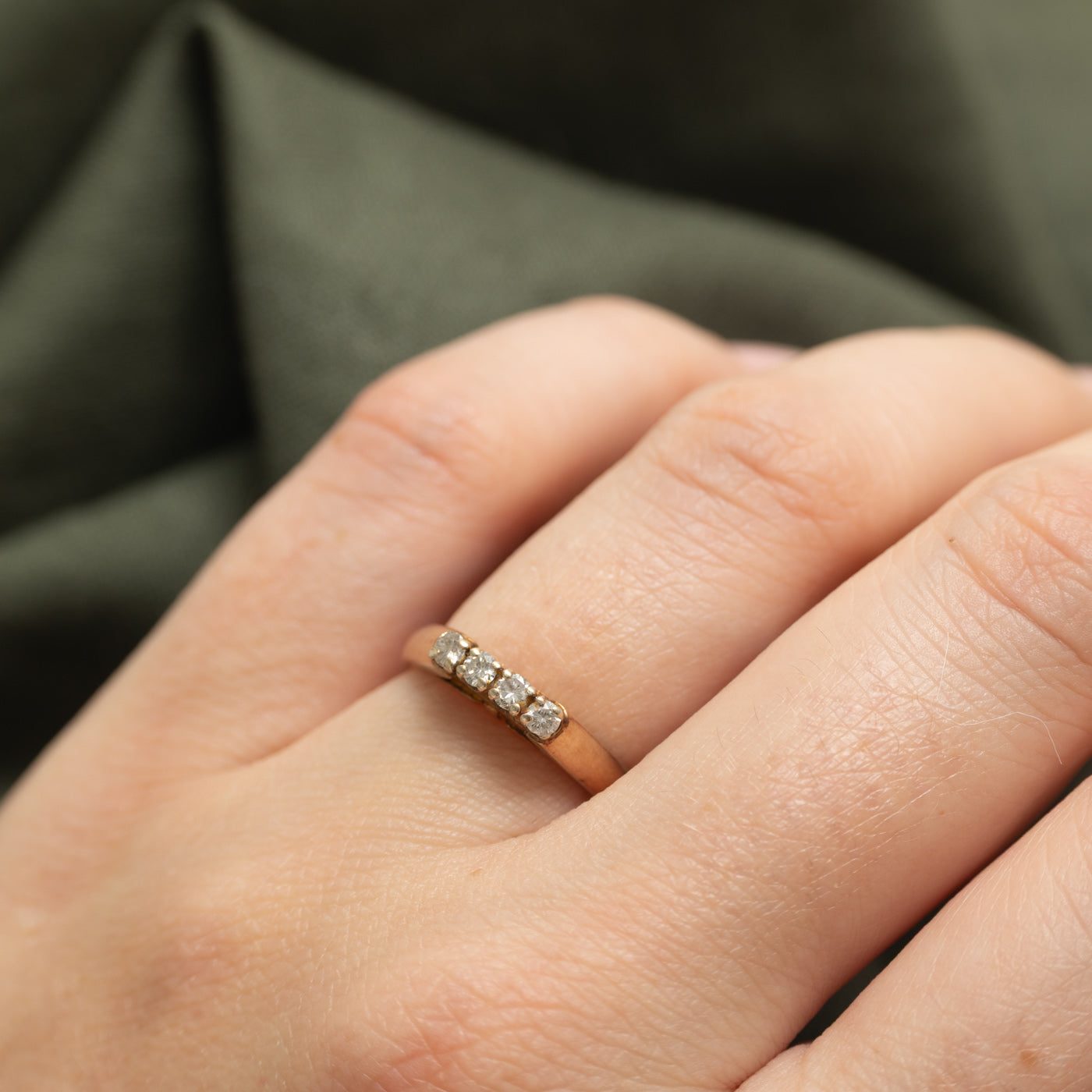 Four Stone Diamond Band | SZ 5.75