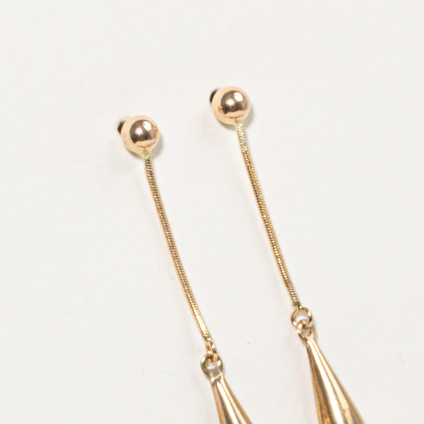 10k Yellow Gold Drop Earrings