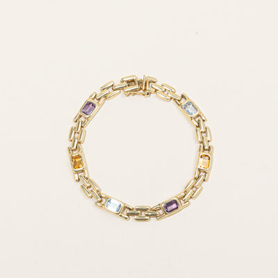 Multi Gem Bracelet | 4.00ctw | 7