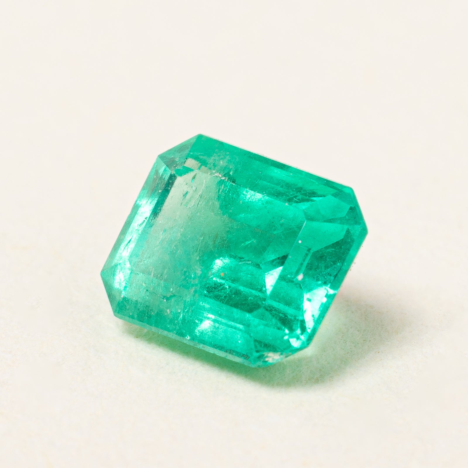 Rectangular Step Cut Loose Columbian Emerald | 0.59ct |
