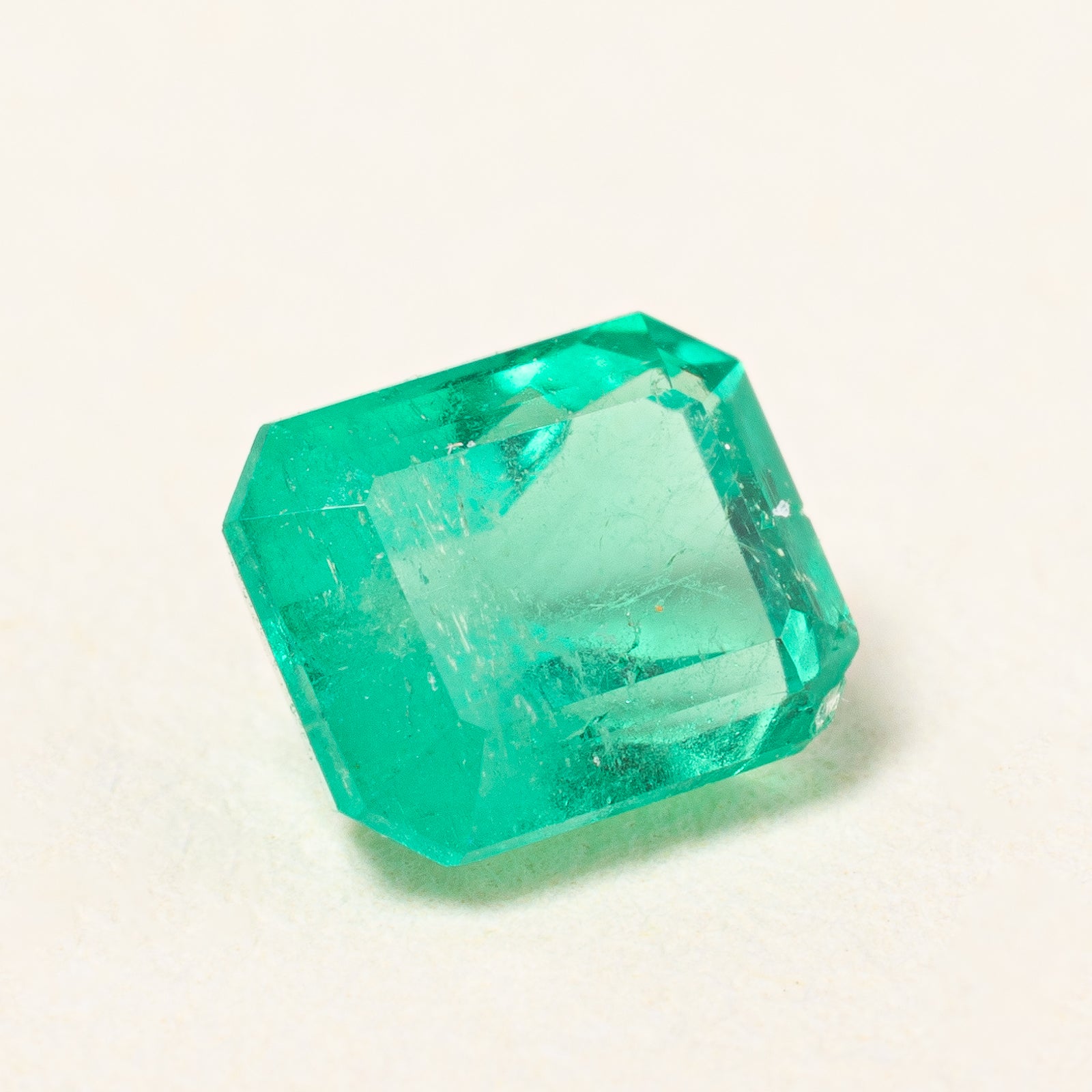 Rectangular Step Cut Loose Columbian Emerald | 0.59ct |