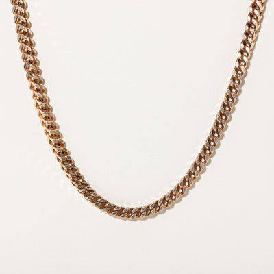 10k Yellow Gold Foxtail Chain | 22