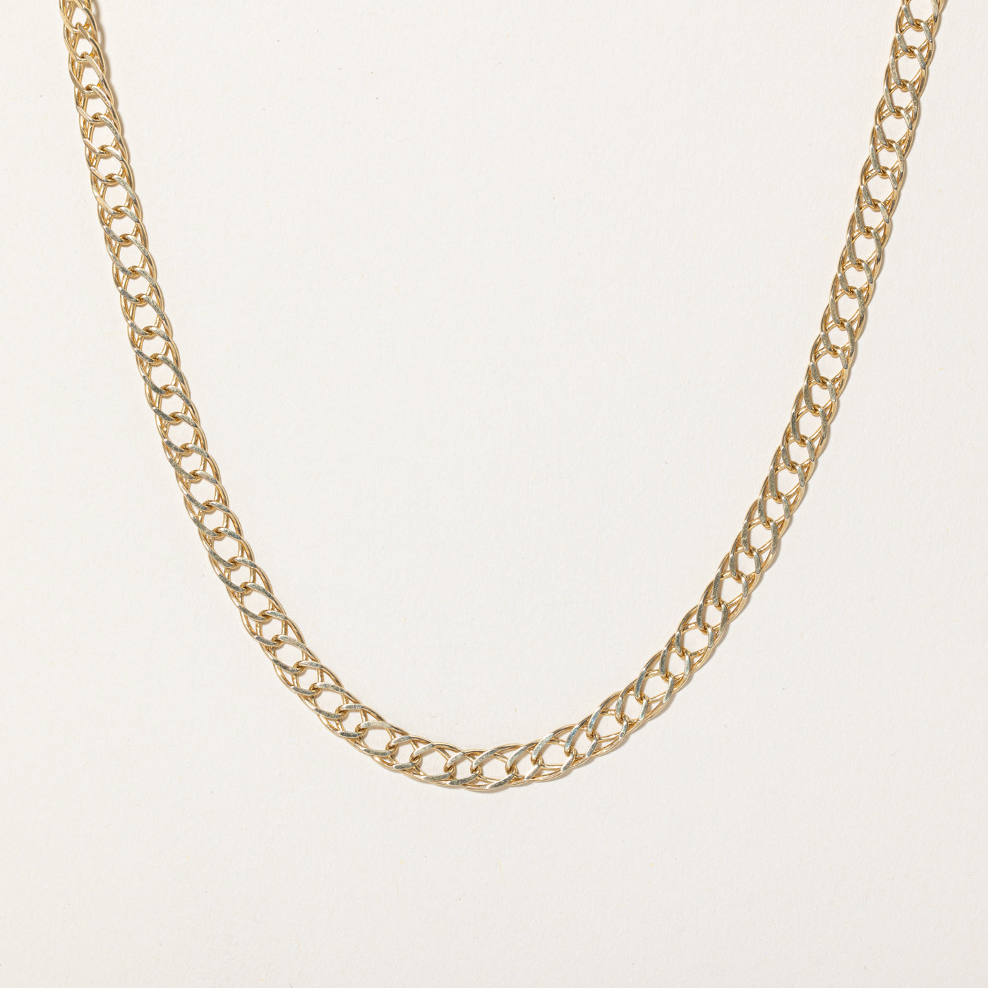 Chaîne Prince de Galles en or jaune 10 carats | 50 cm | 