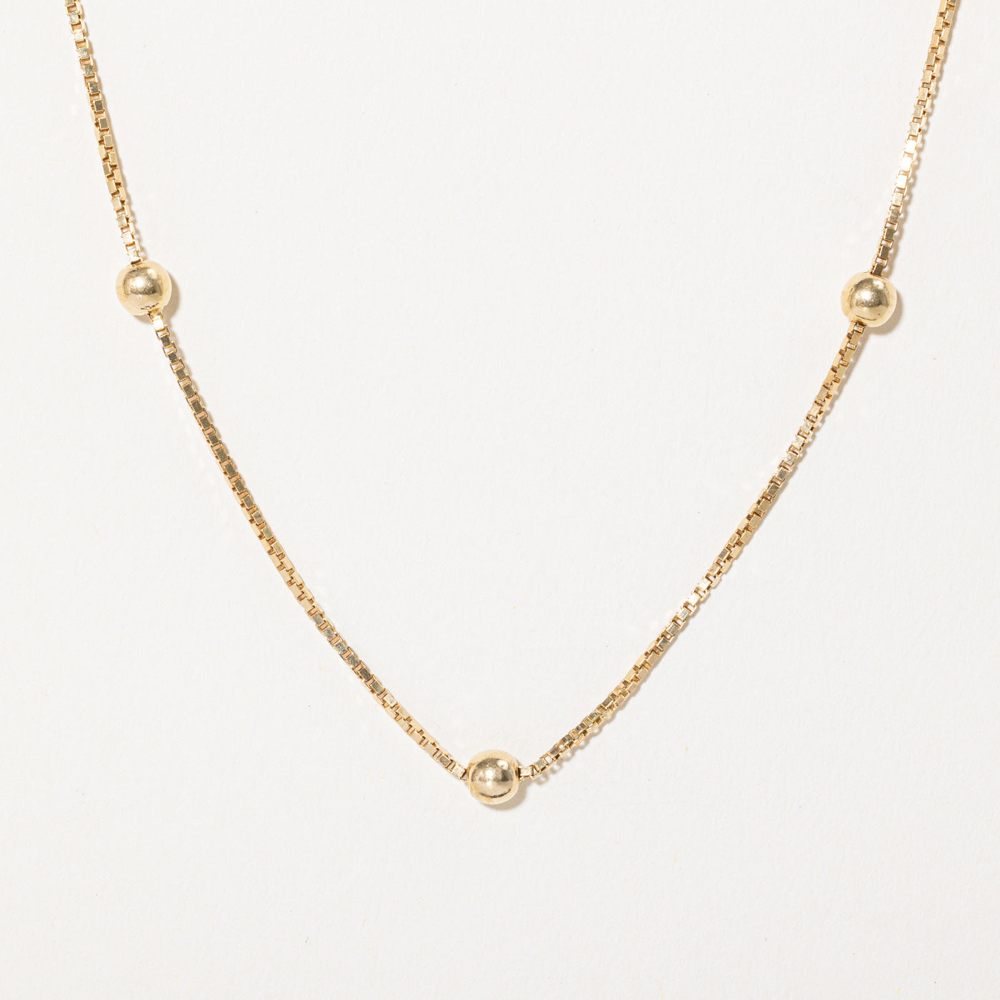 18k Yellow Gold Satellite Chain | 23" |