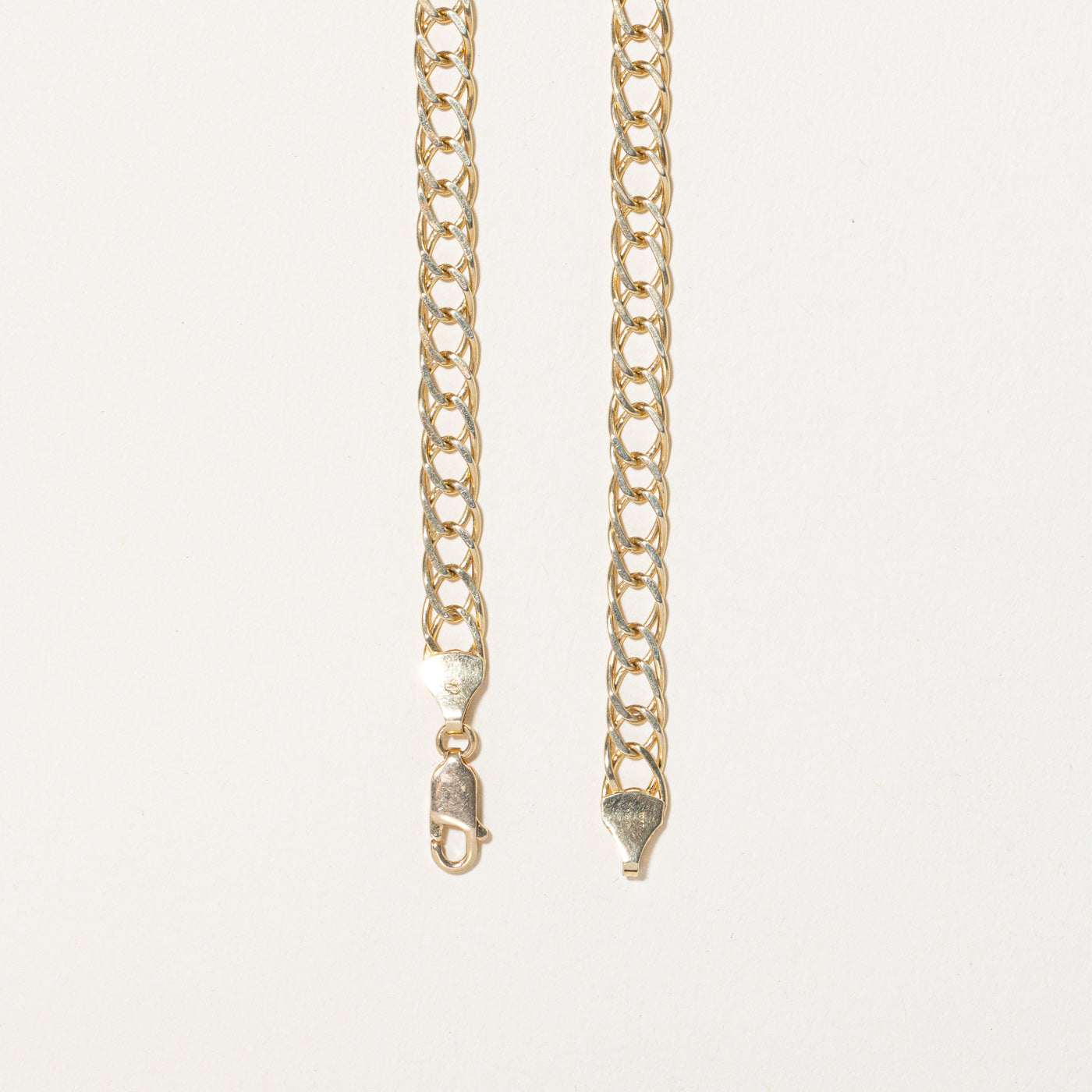 Chaîne Prince de Galles en or jaune 10 carats | 50 cm | 
