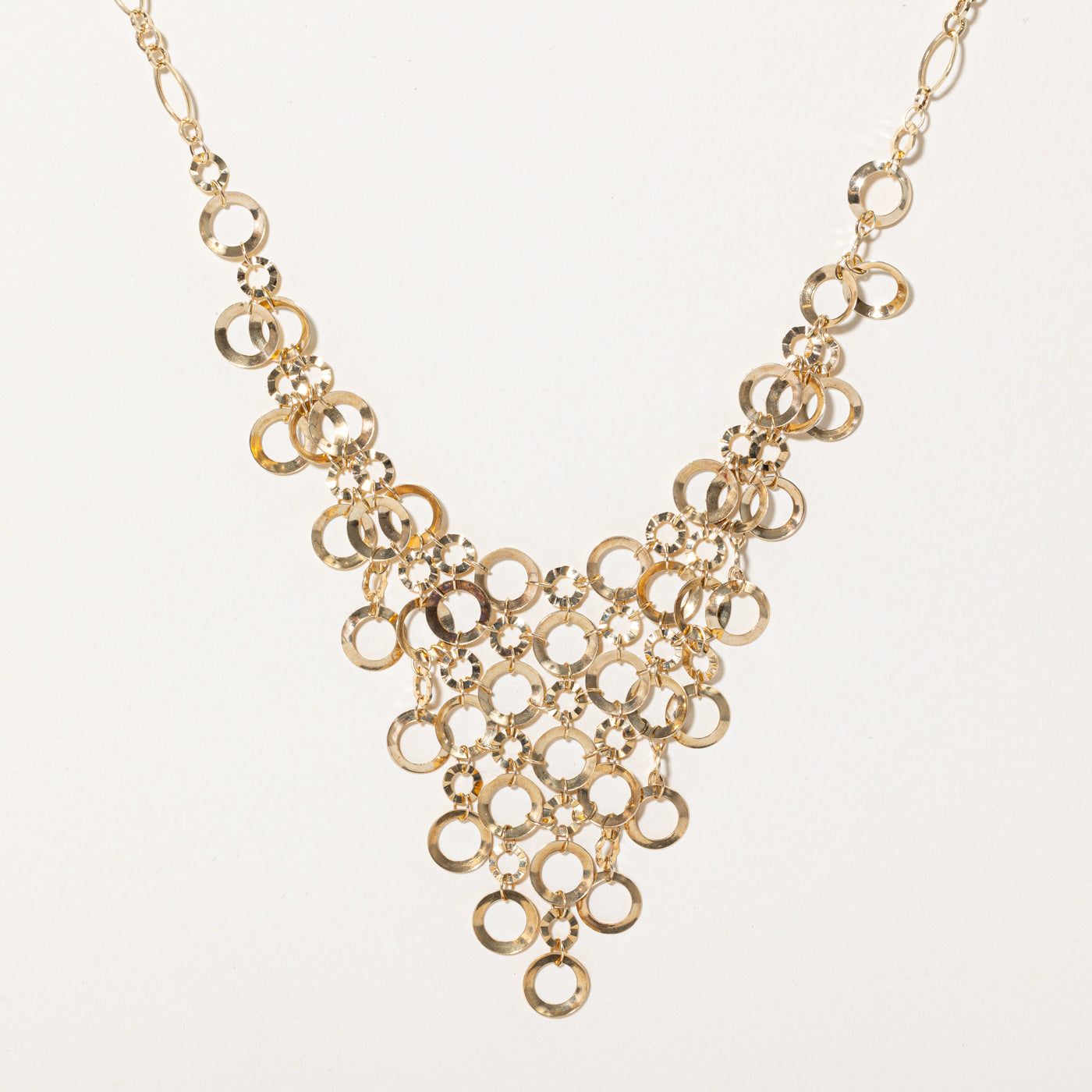 Collier en or jaune 14 carats | 45,7 cm | 
