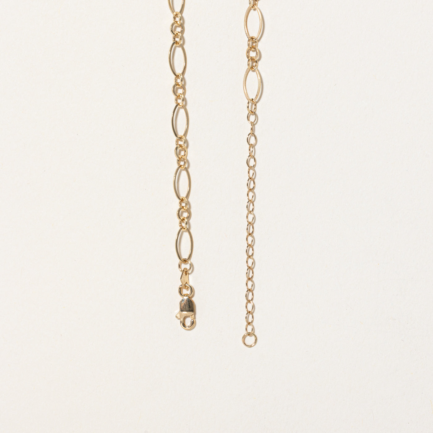 Collier en or jaune 14 carats | 45,7 cm | 