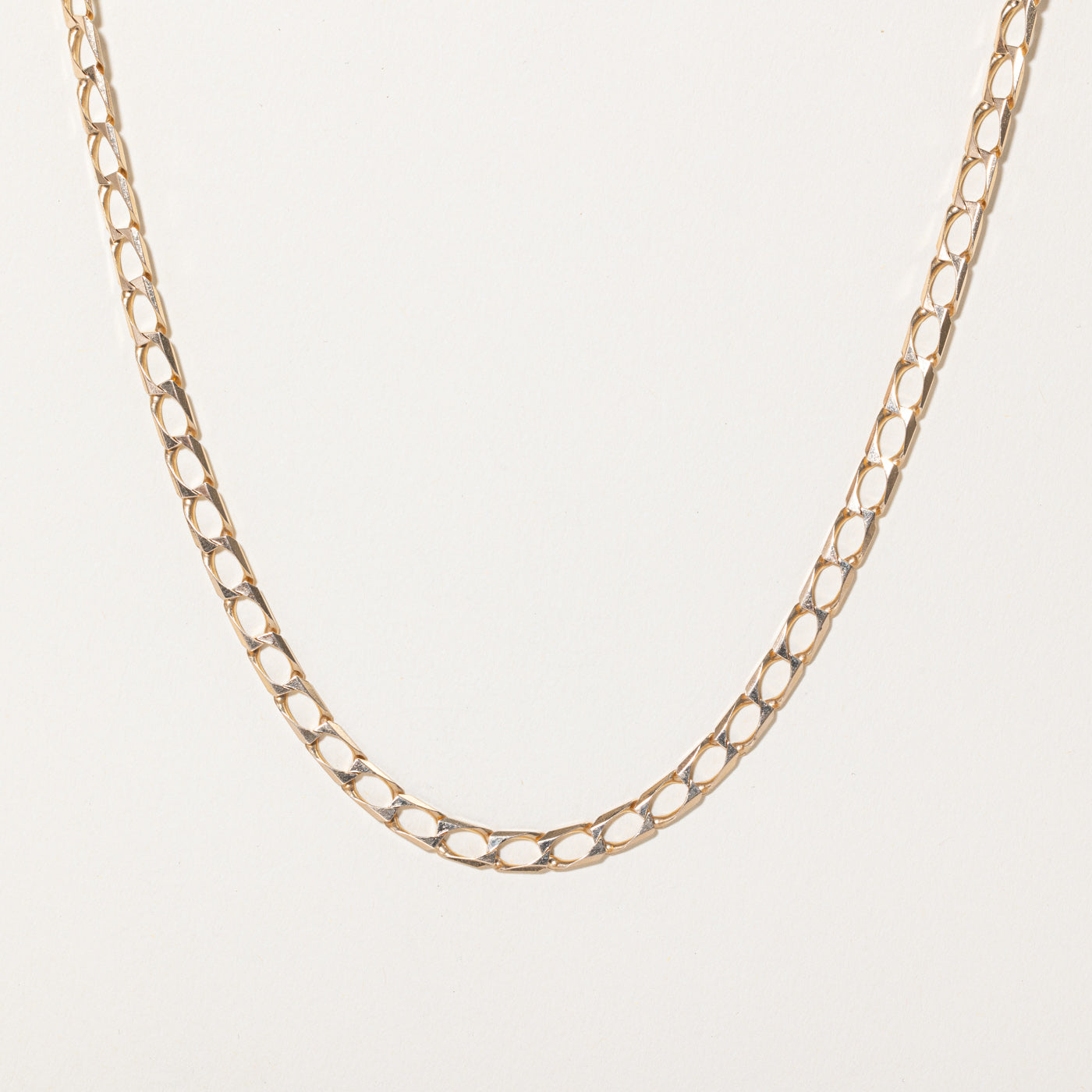 14k Yellow Gold Curb Chain | 25" |