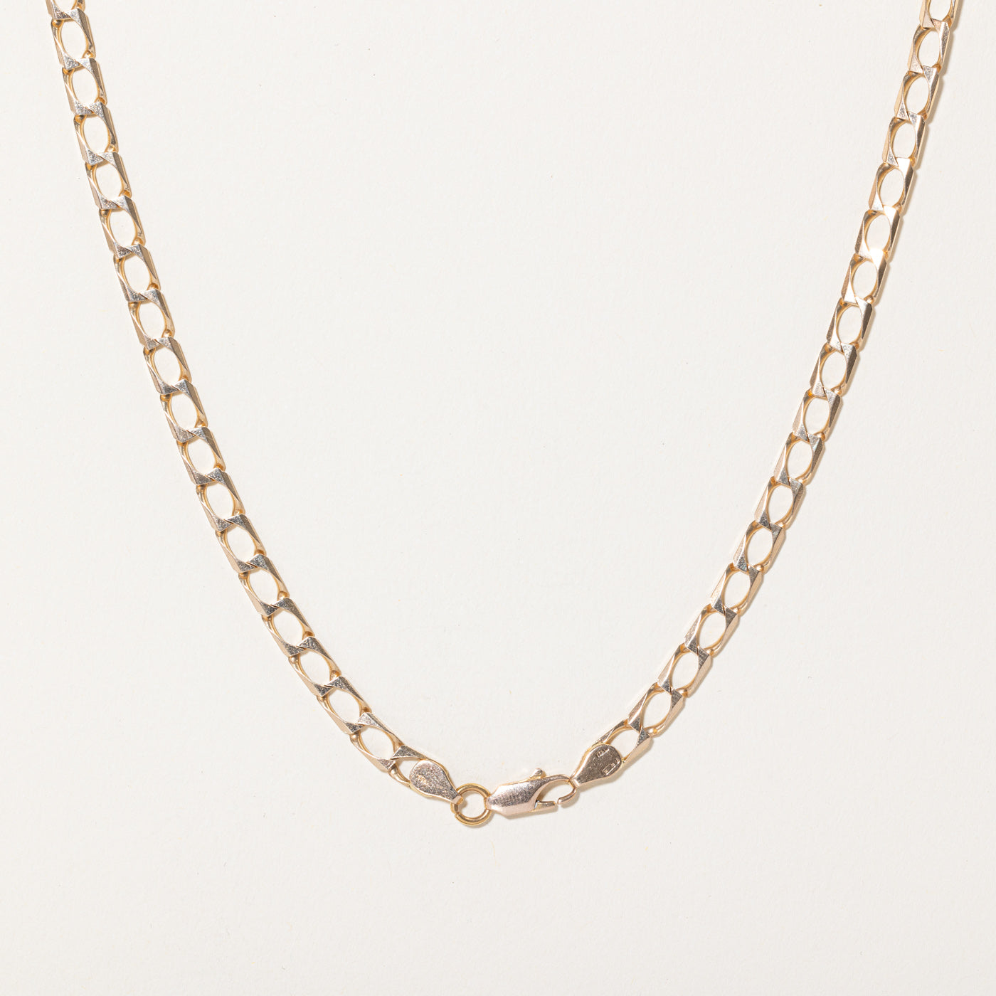 14k Yellow Gold Curb Chain | 25" |