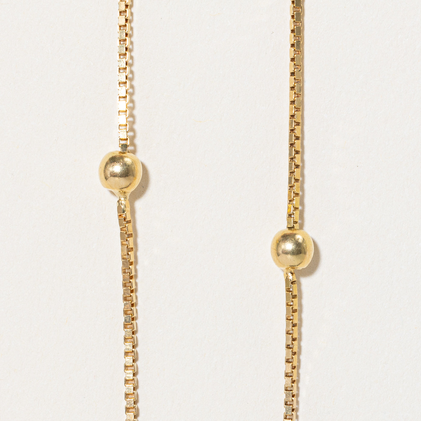 18k Yellow Gold Satellite Chain | 23" |