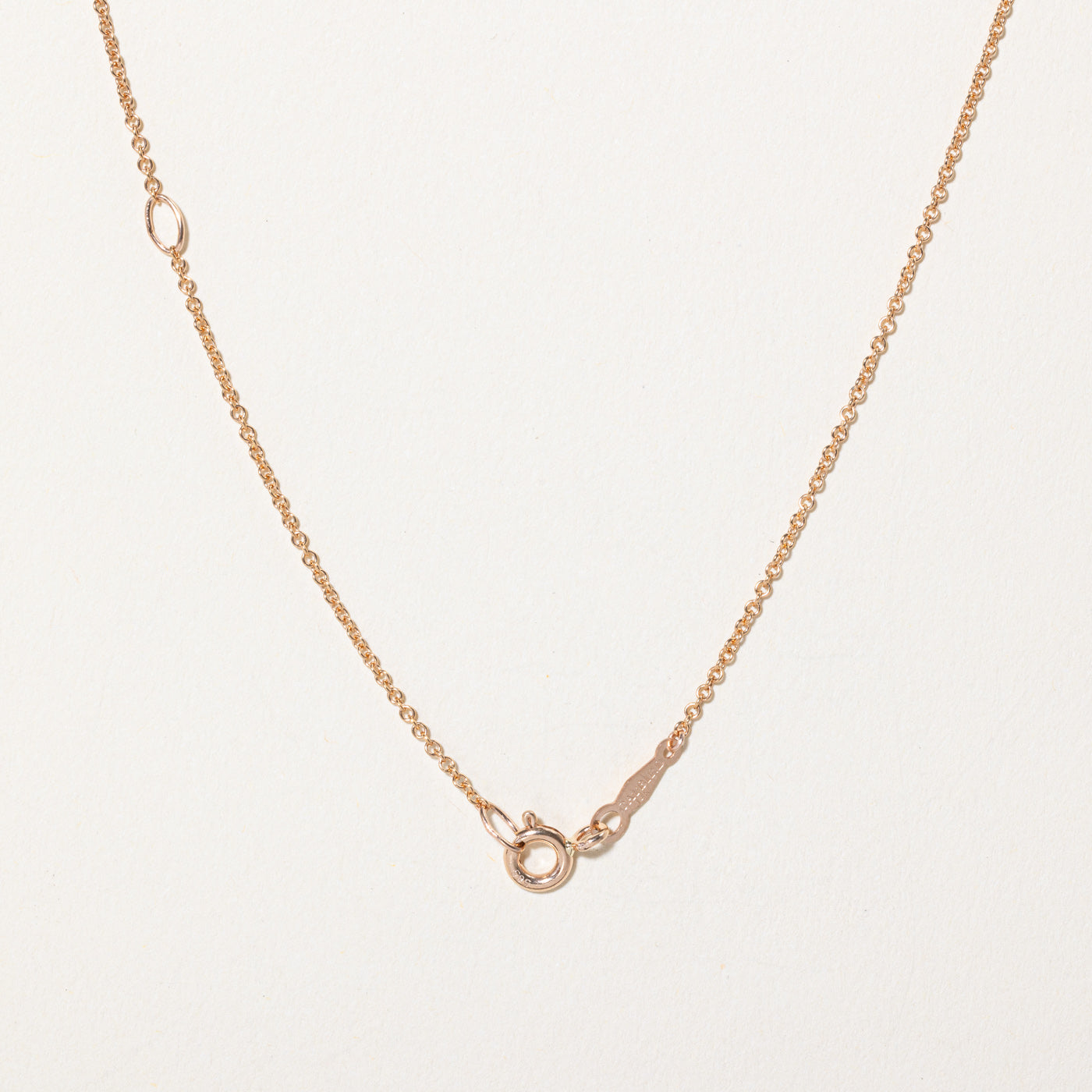 14k Rose Gold Rolo Link Chain | 18", 20" |