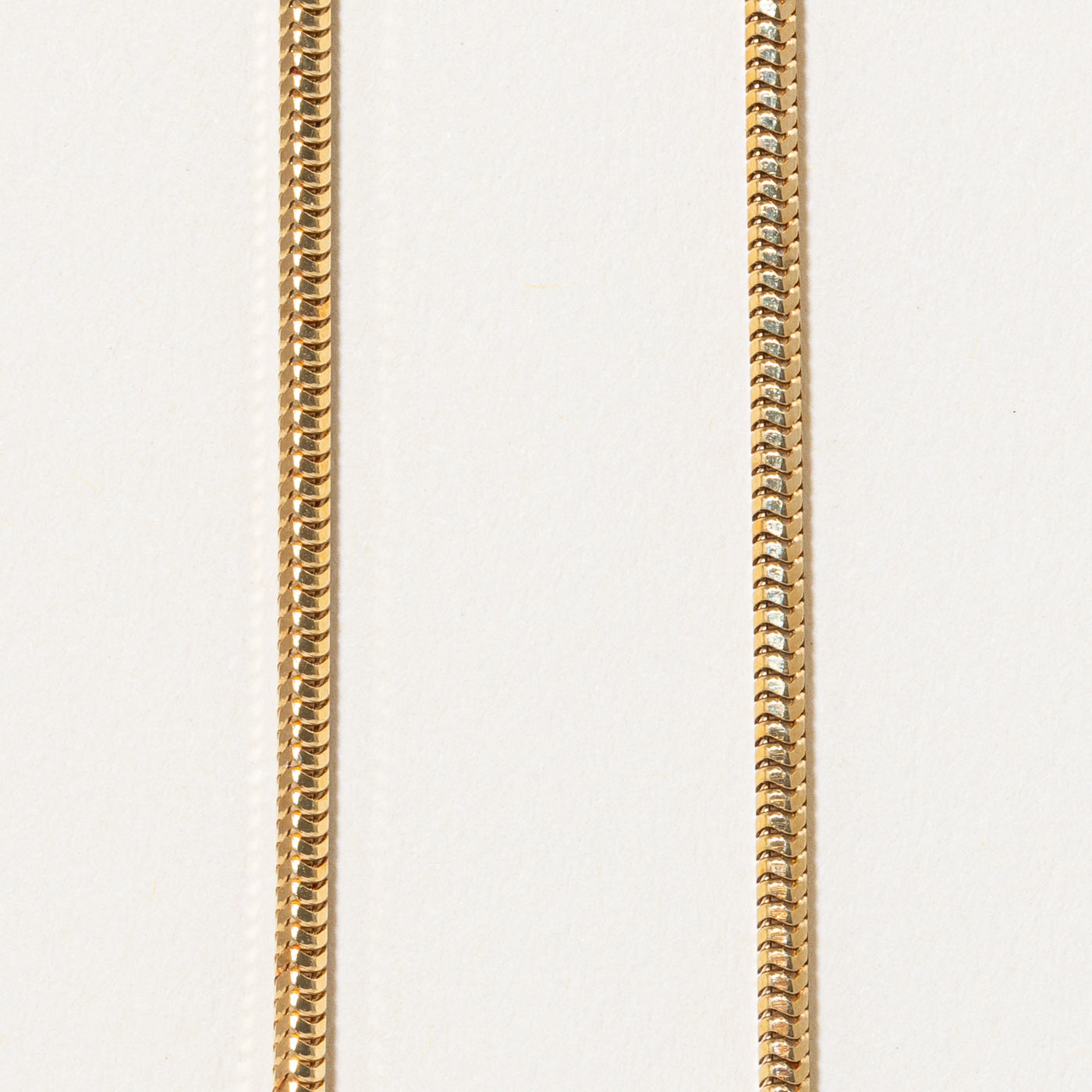 Chaîne serpent en or jaune 14 carats | 50 cm | 