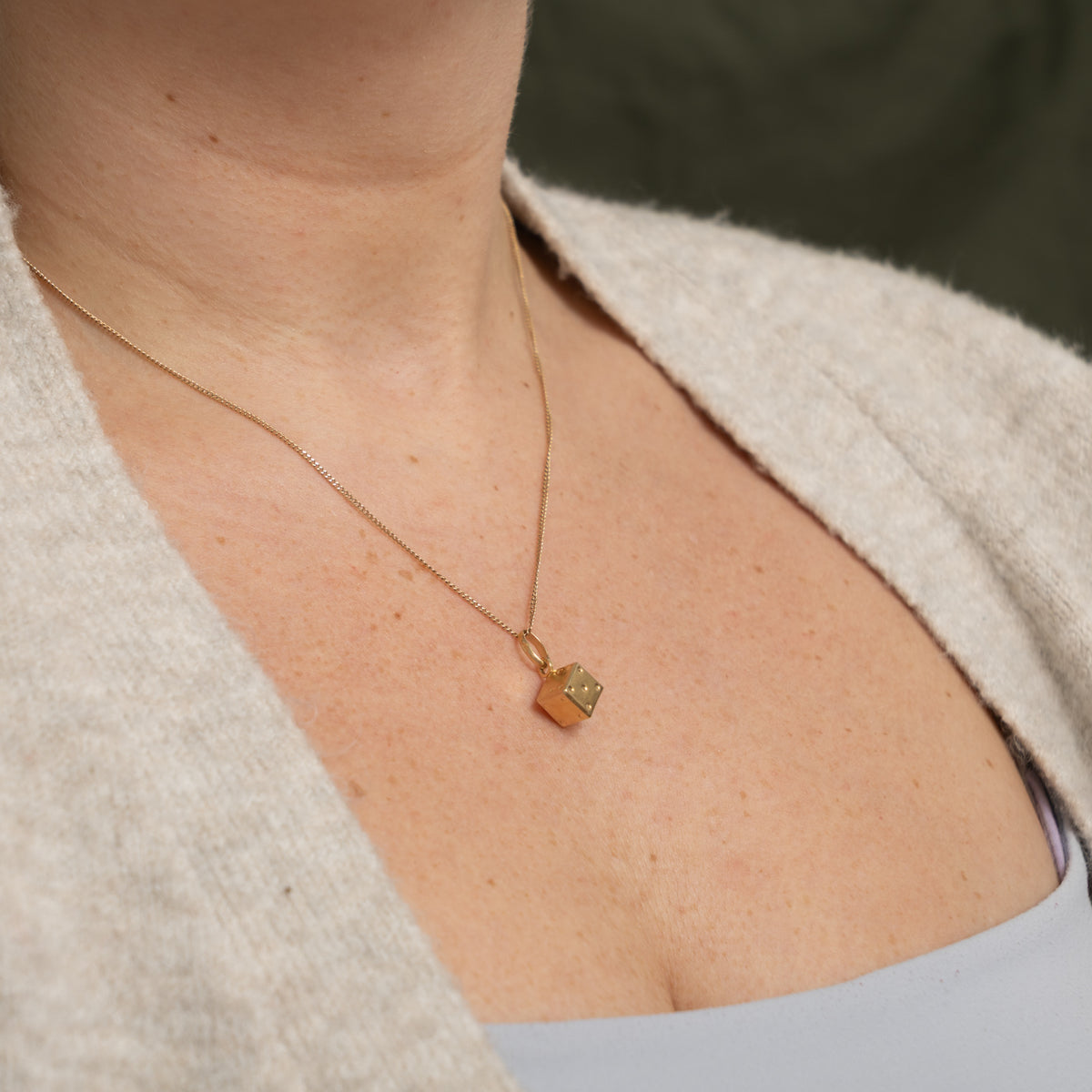 'Unoaerre' 10k Dice Charm