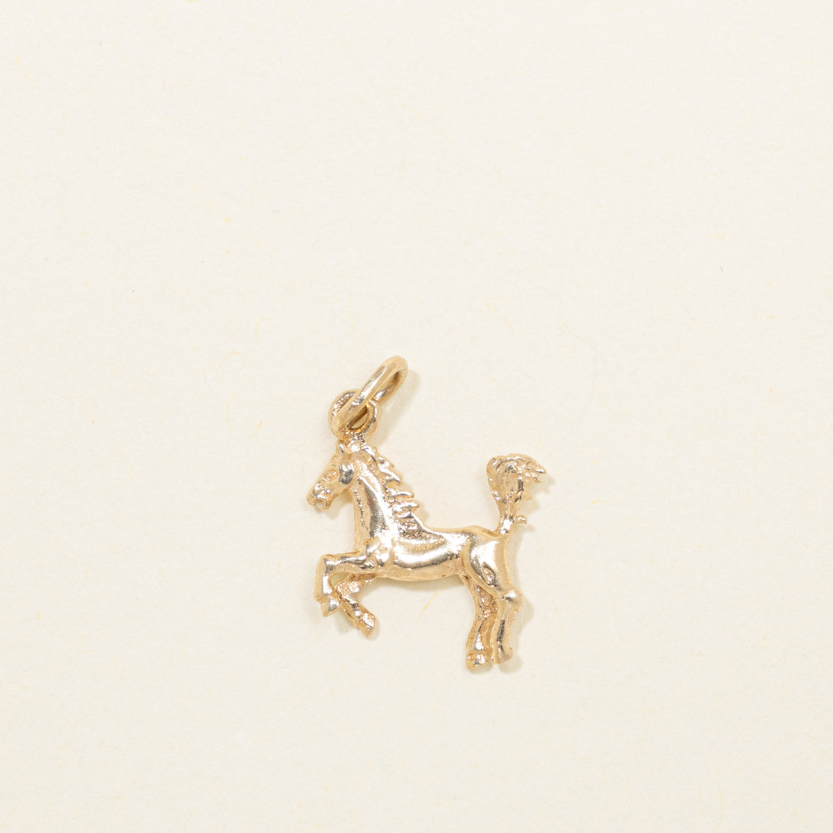 10k Yellow Gold Horse Charm