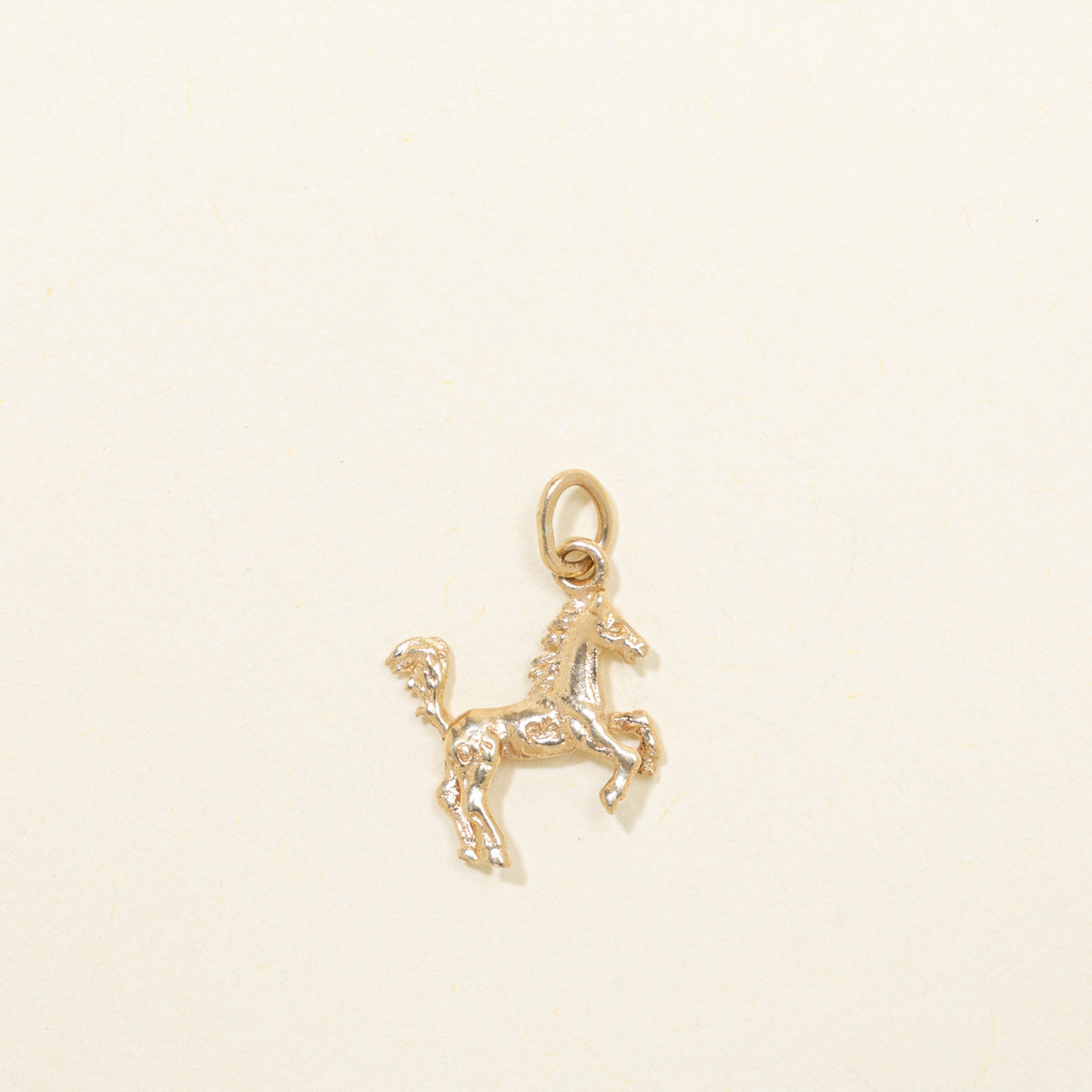 10k Yellow Gold Horse Charm