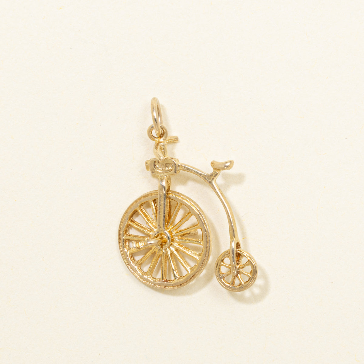 1971 Birmingham 9k Penny Farthing Charm