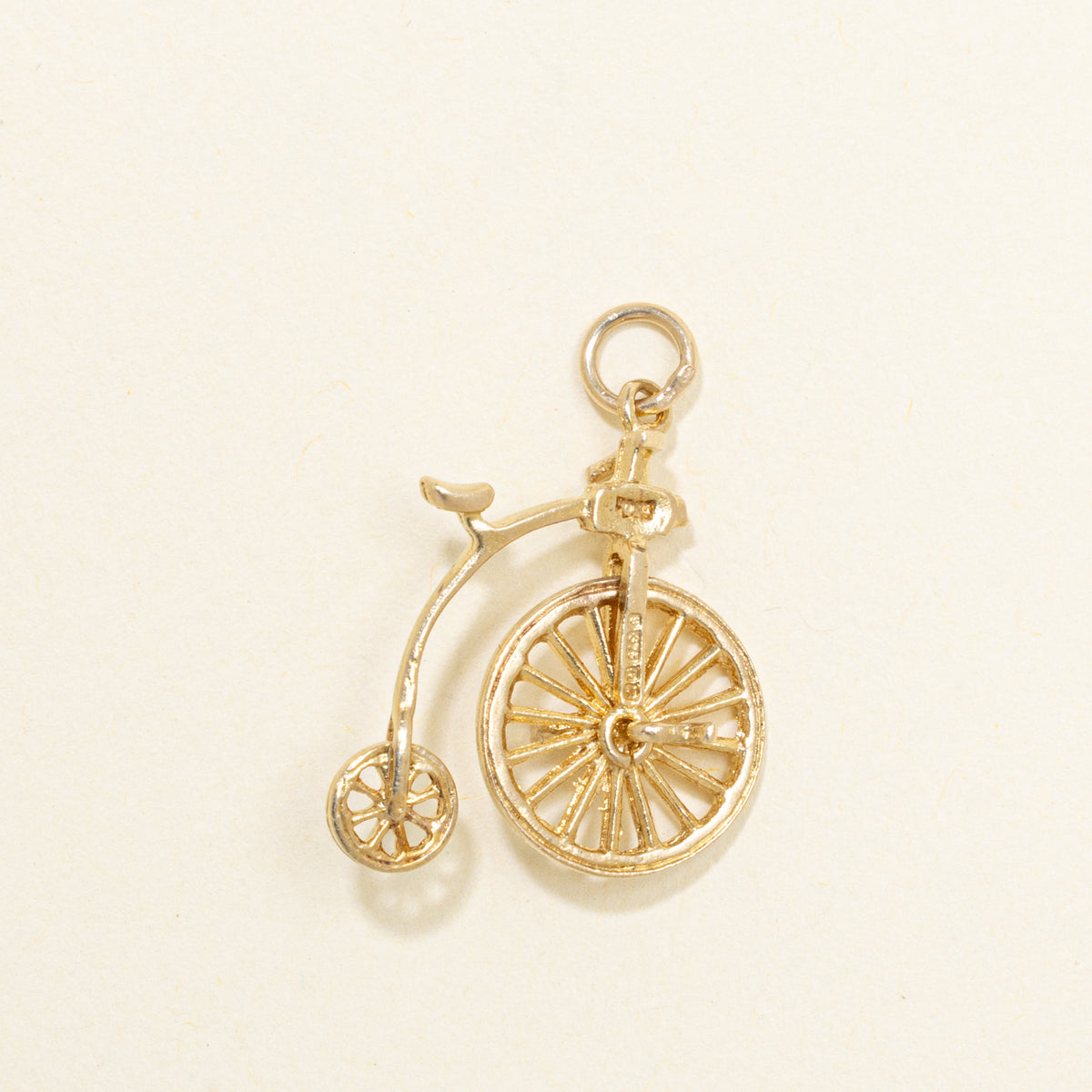 1971 Birmingham 9k Penny Farthing Charm