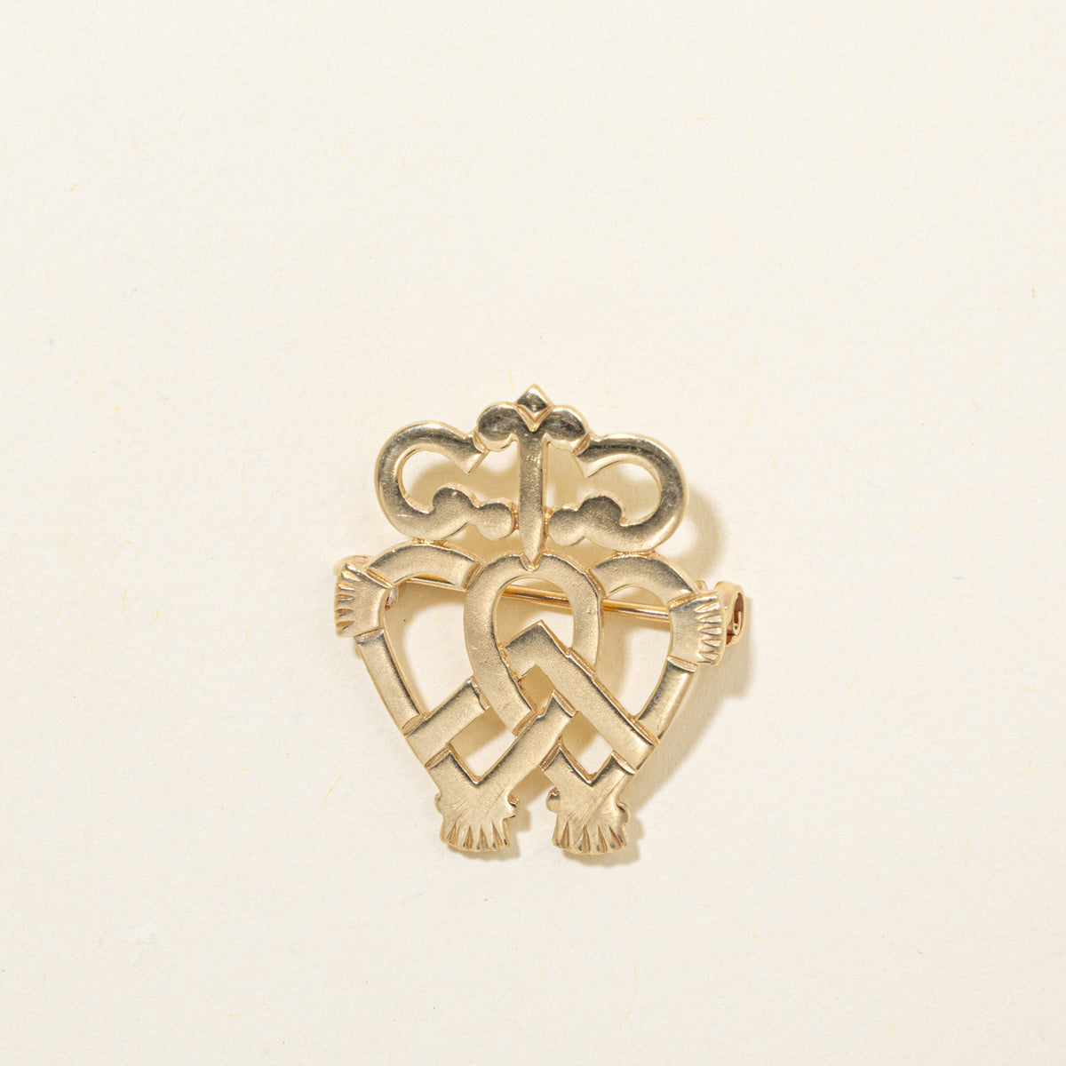 2002 Edinburgh 9k Scottish Luckenbooth Brooch