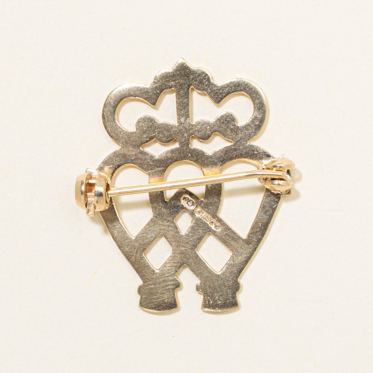 2002 Edinburgh 9k Scottish Luckenbooth Brooch