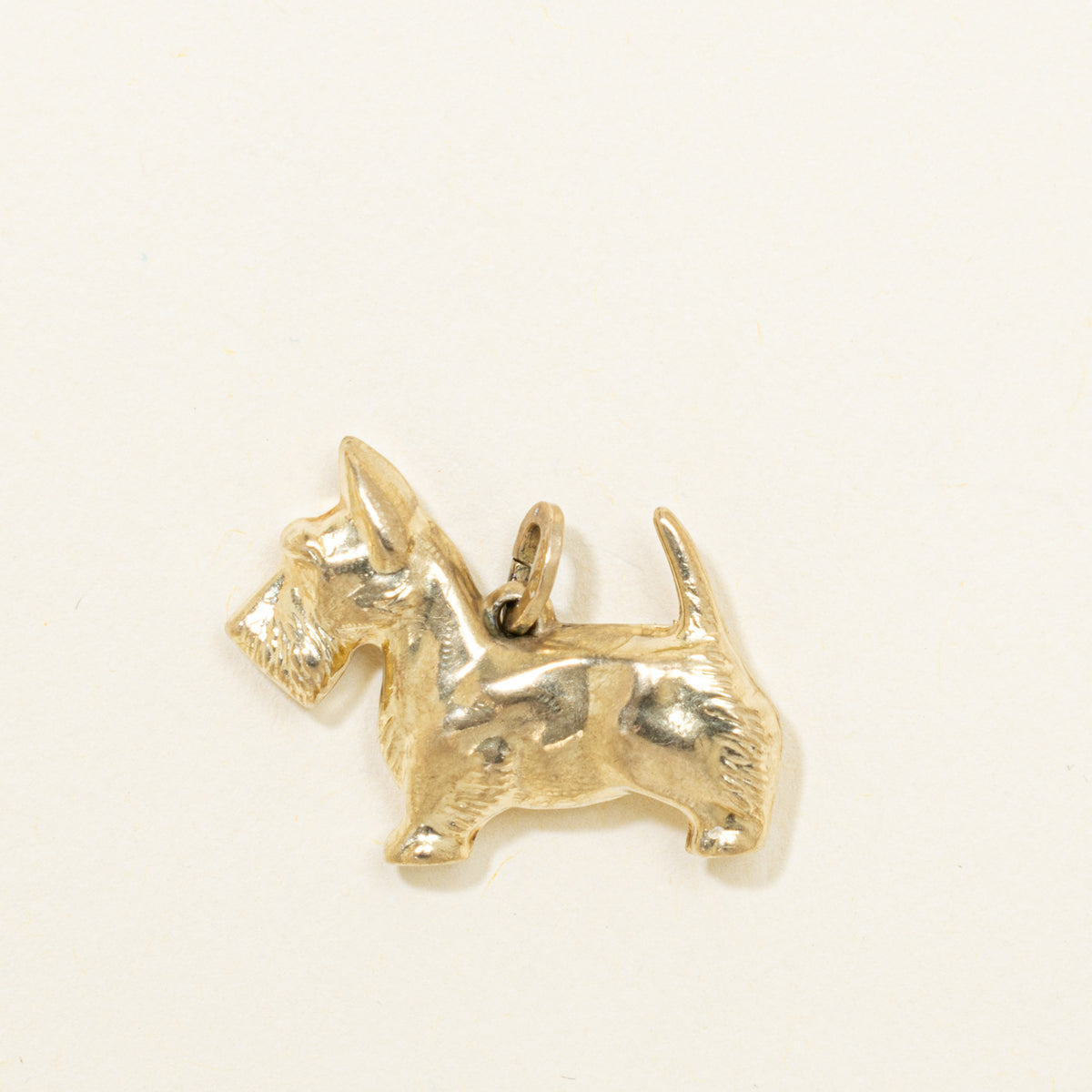 8k Yellow Gold Scottish Terrier Charm