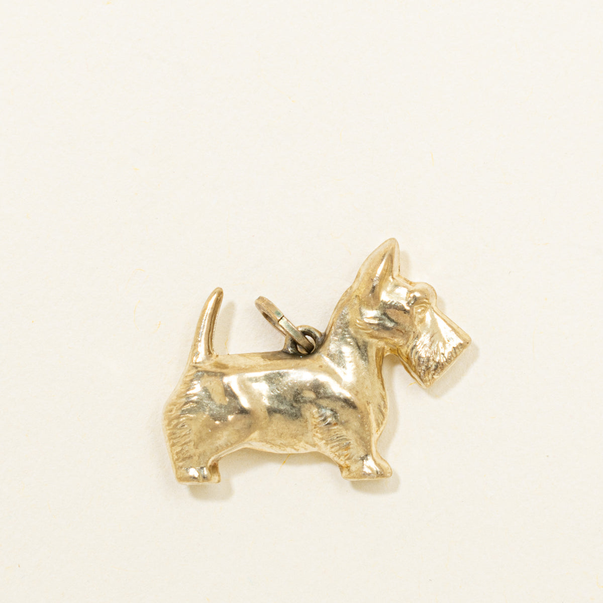 8k Yellow Gold Scottish Terrier Charm