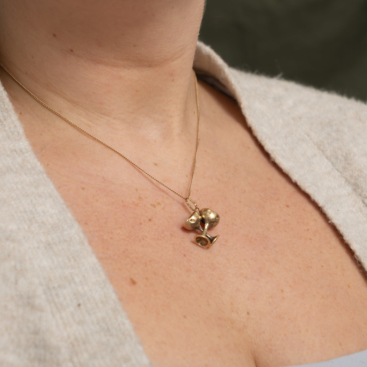 10k Yellow Gold Chalice Charm