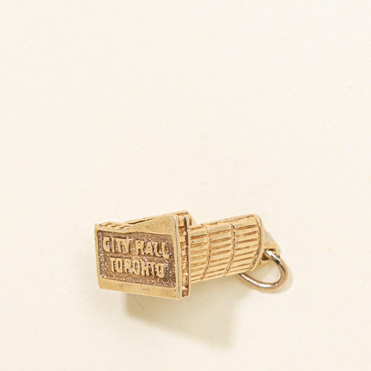 10k Yellow Gold Toronto City Hall Charm