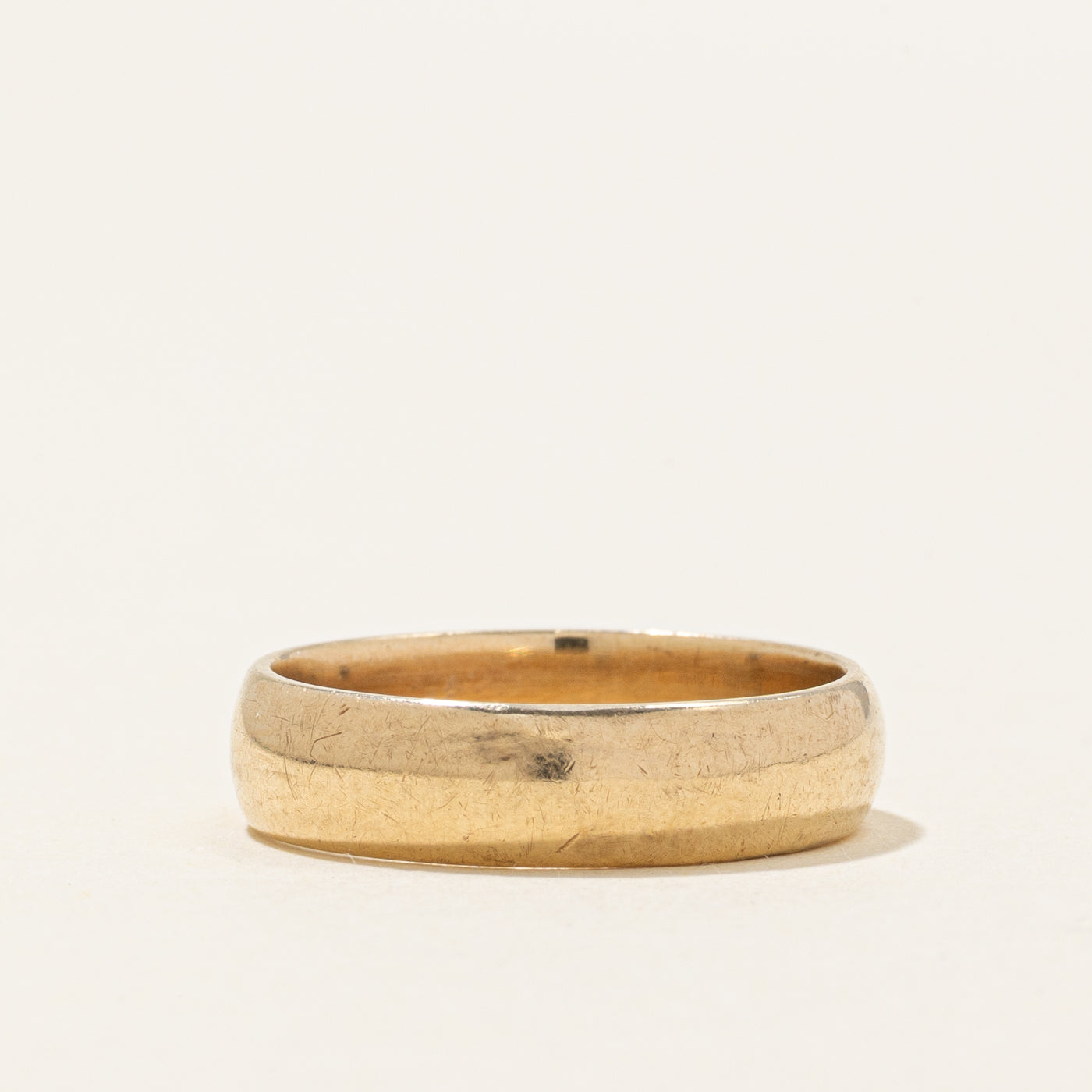 10k Yellow Gold Band | SZ 6.5
