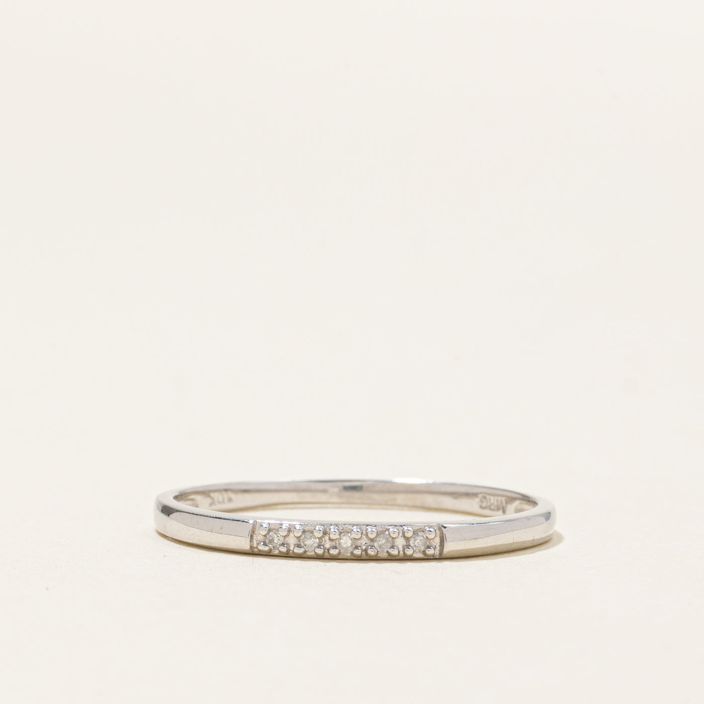Bague cinq diamants | Taille 8