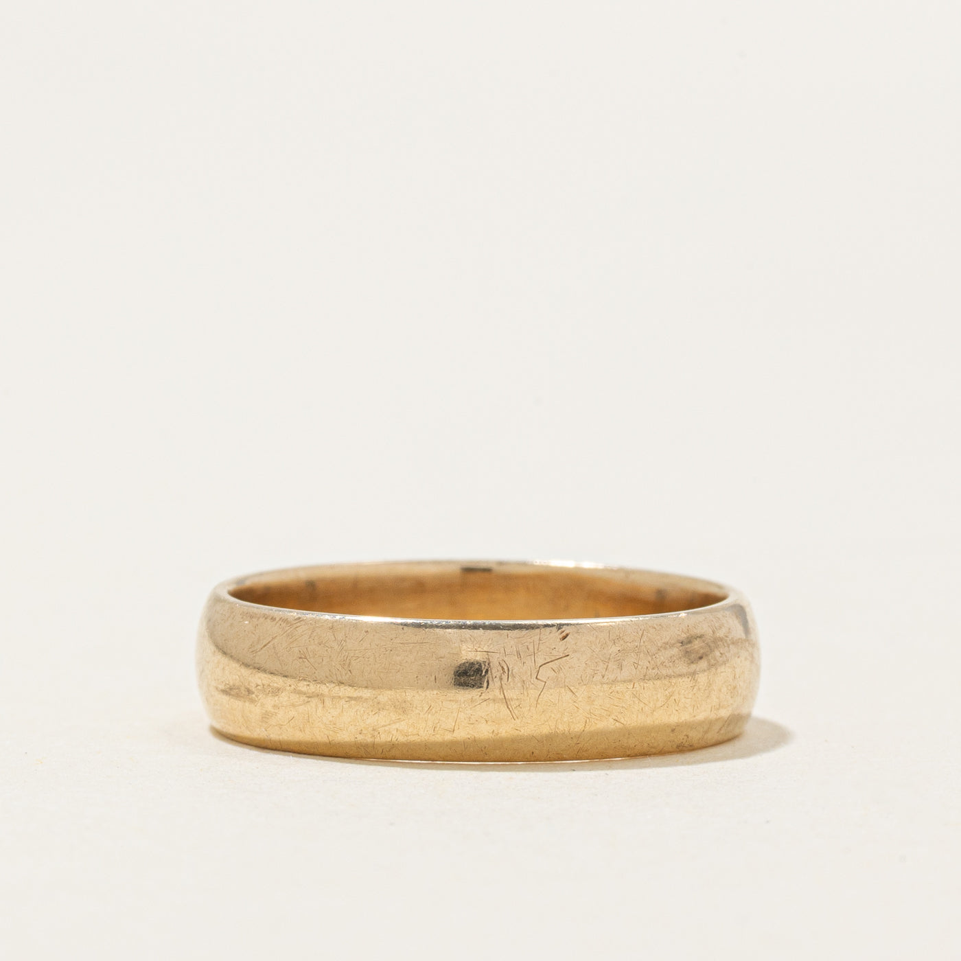 10k Yellow Gold Band | SZ 6.5