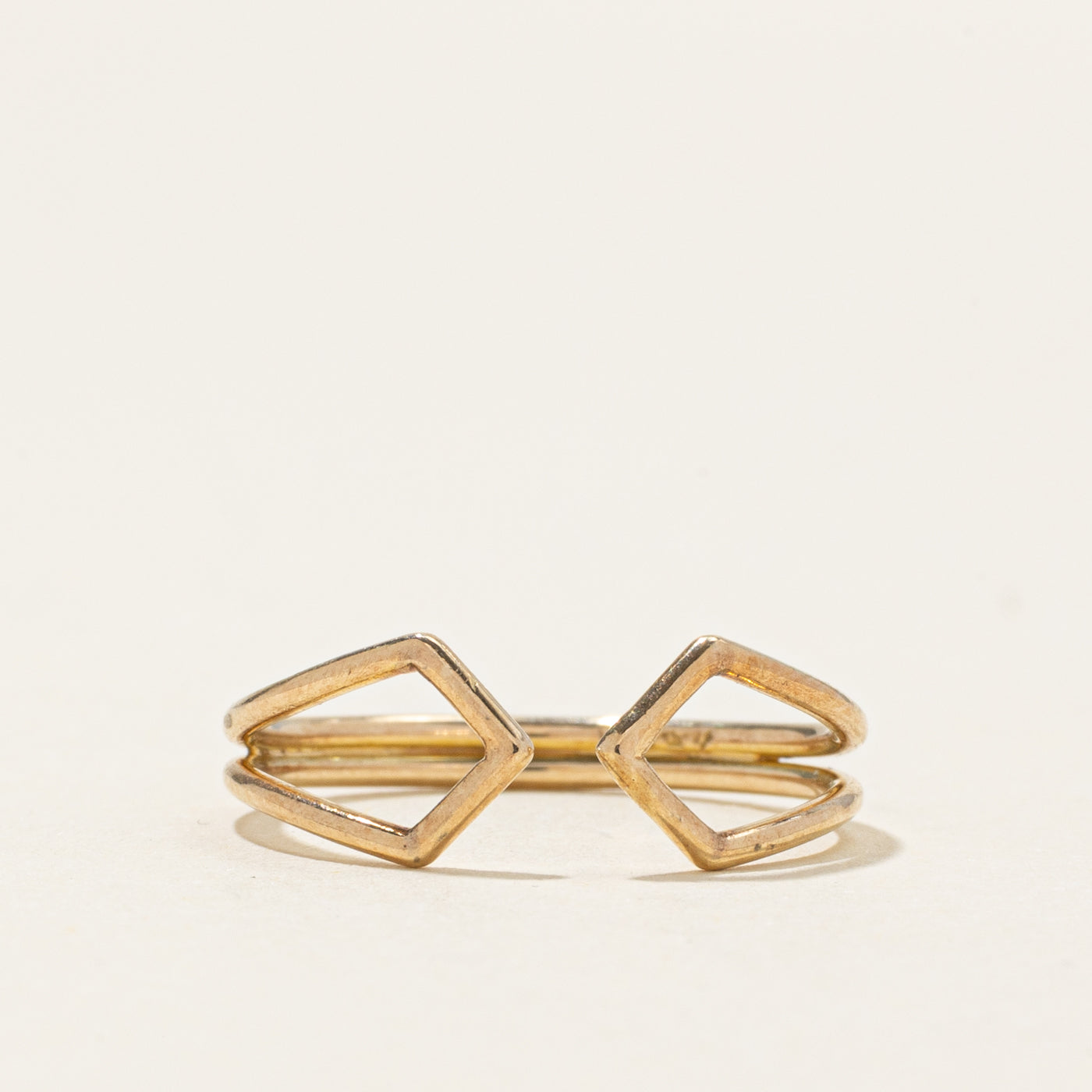 14k Yellow Gold Open Shank Ring | SZ 5.5