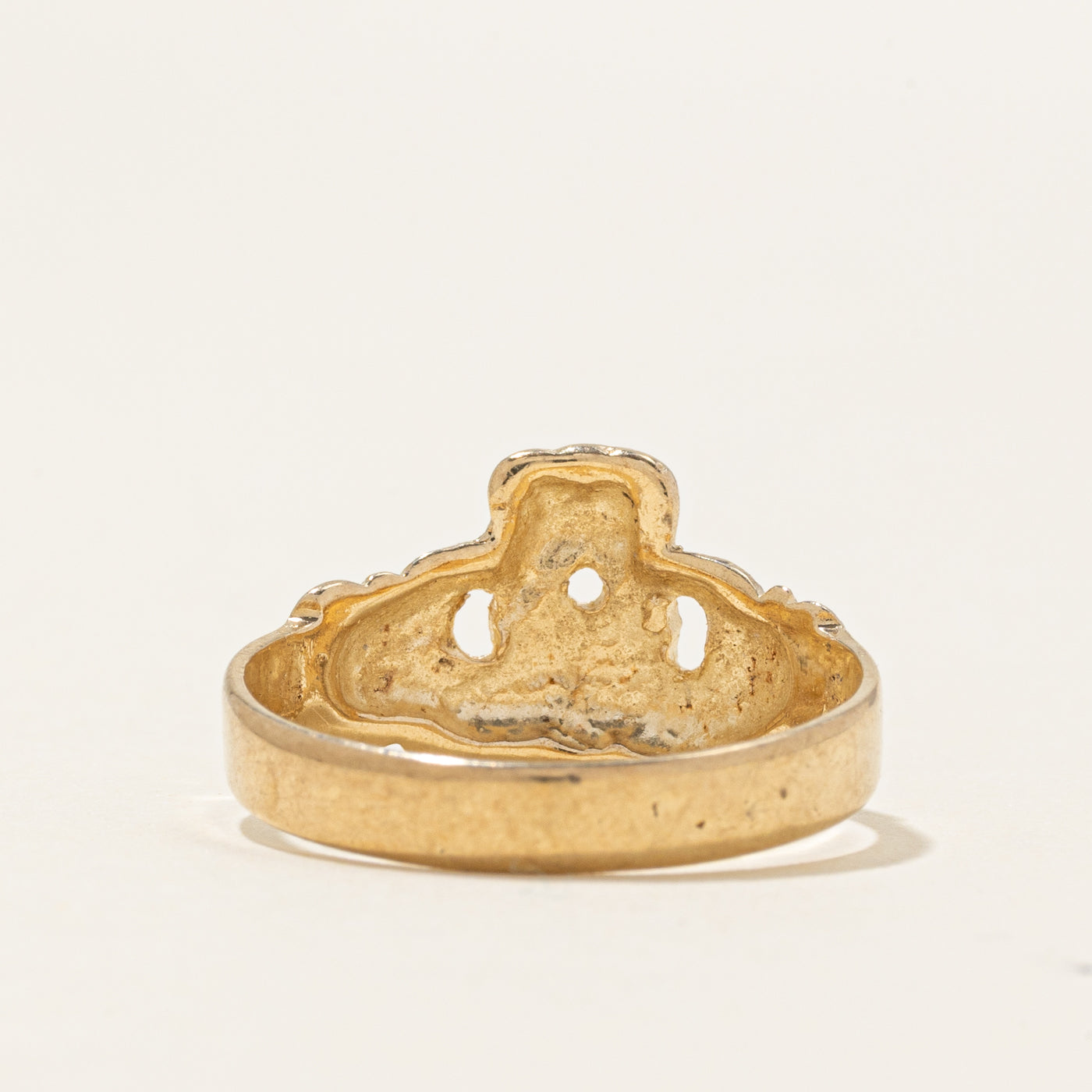 10k Yellow Gold Claddagh Ring | SZ 8.5