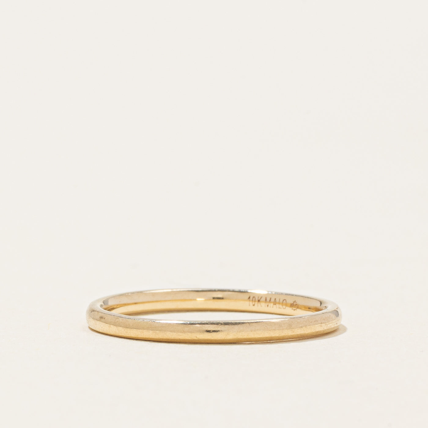 10k Yellow Gold Thin Band | SZ 4.5
