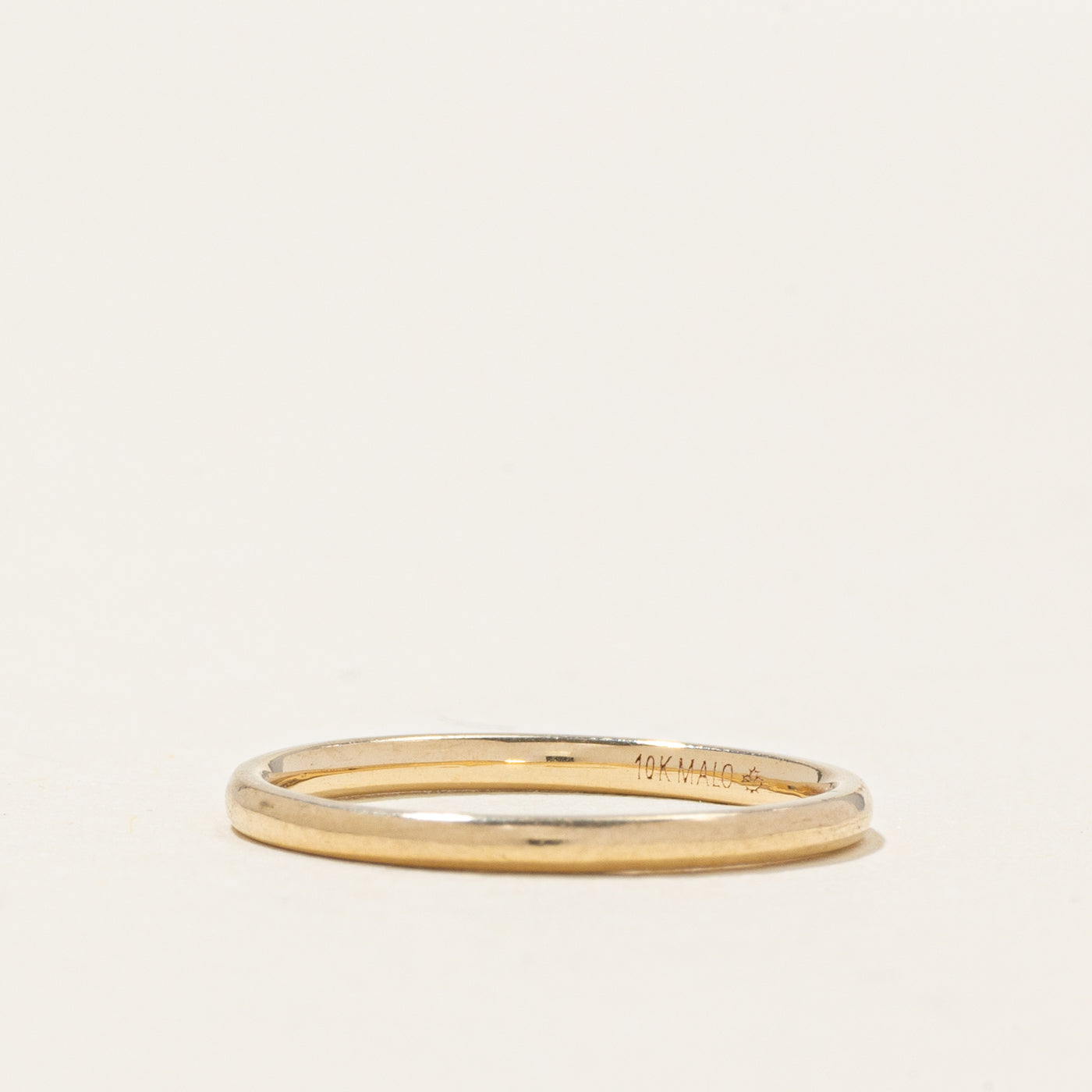 10k Yellow Gold Thin Band | SZ 4.5