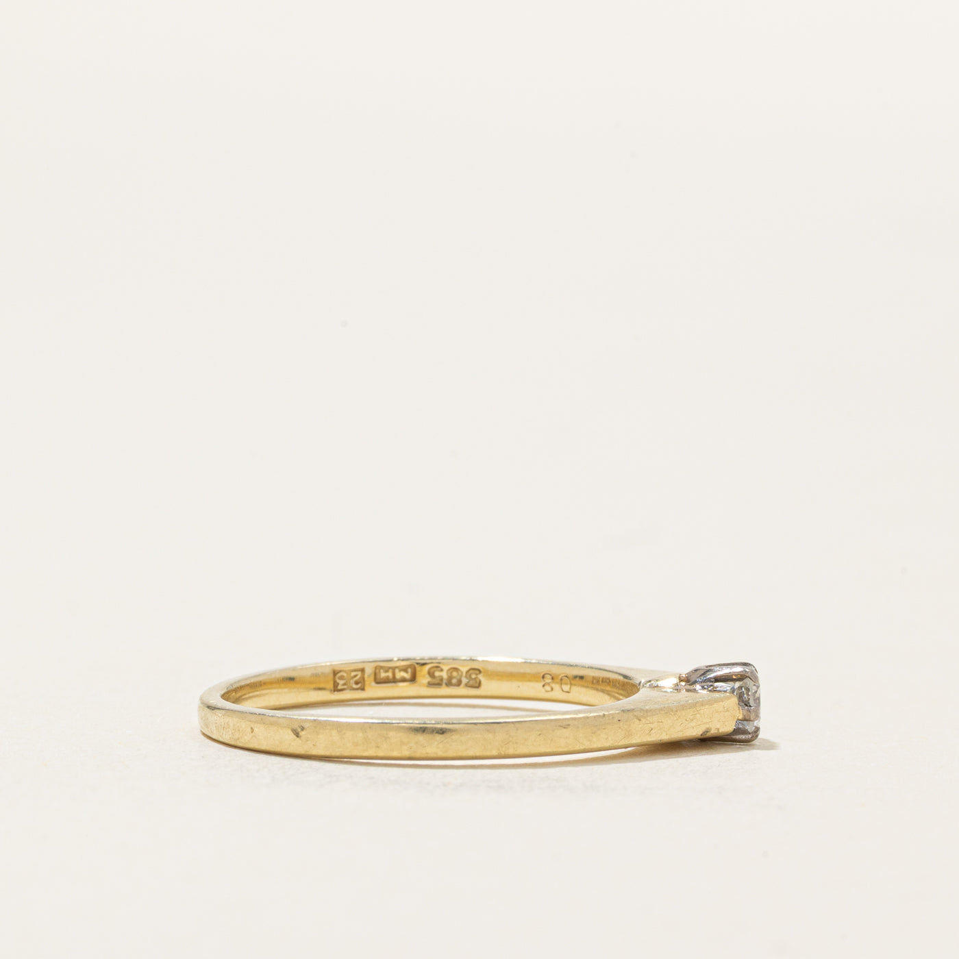 Solitaire Diamond Petite Ring | SZ 6.25