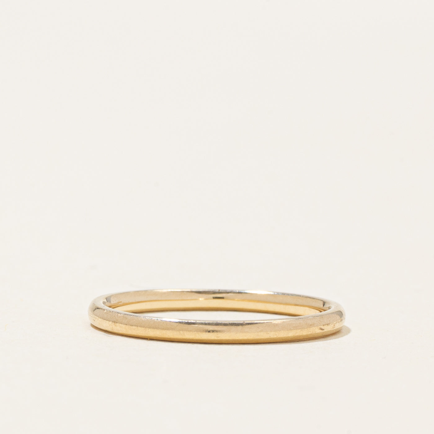 10k Yellow Gold Thin Band | SZ 4.5
